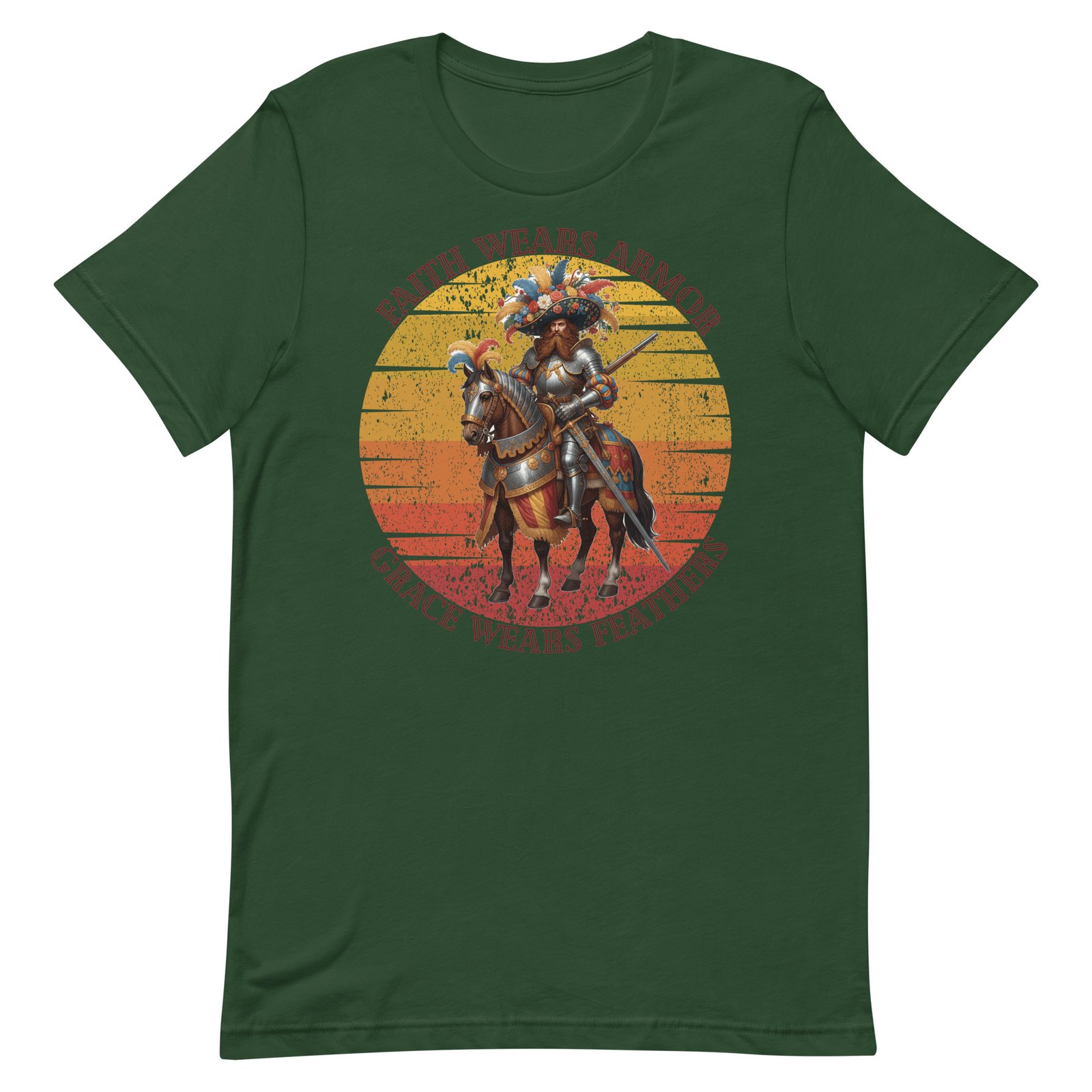 Armored and feathered Unisex t-shirt - Image 17