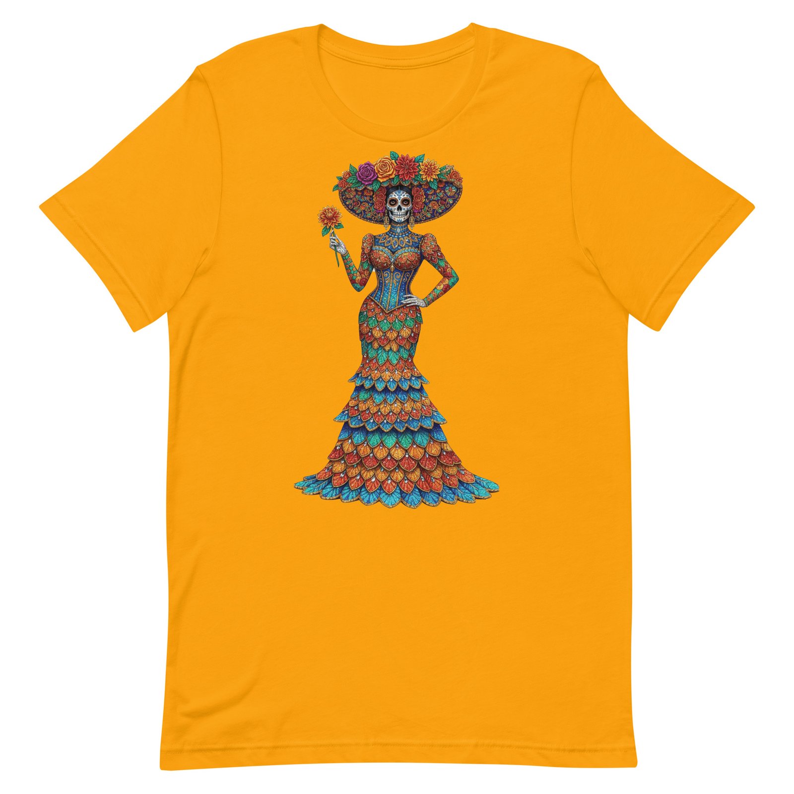 Catrina Dia de los Muertos Unisex t-shirt - Image 18