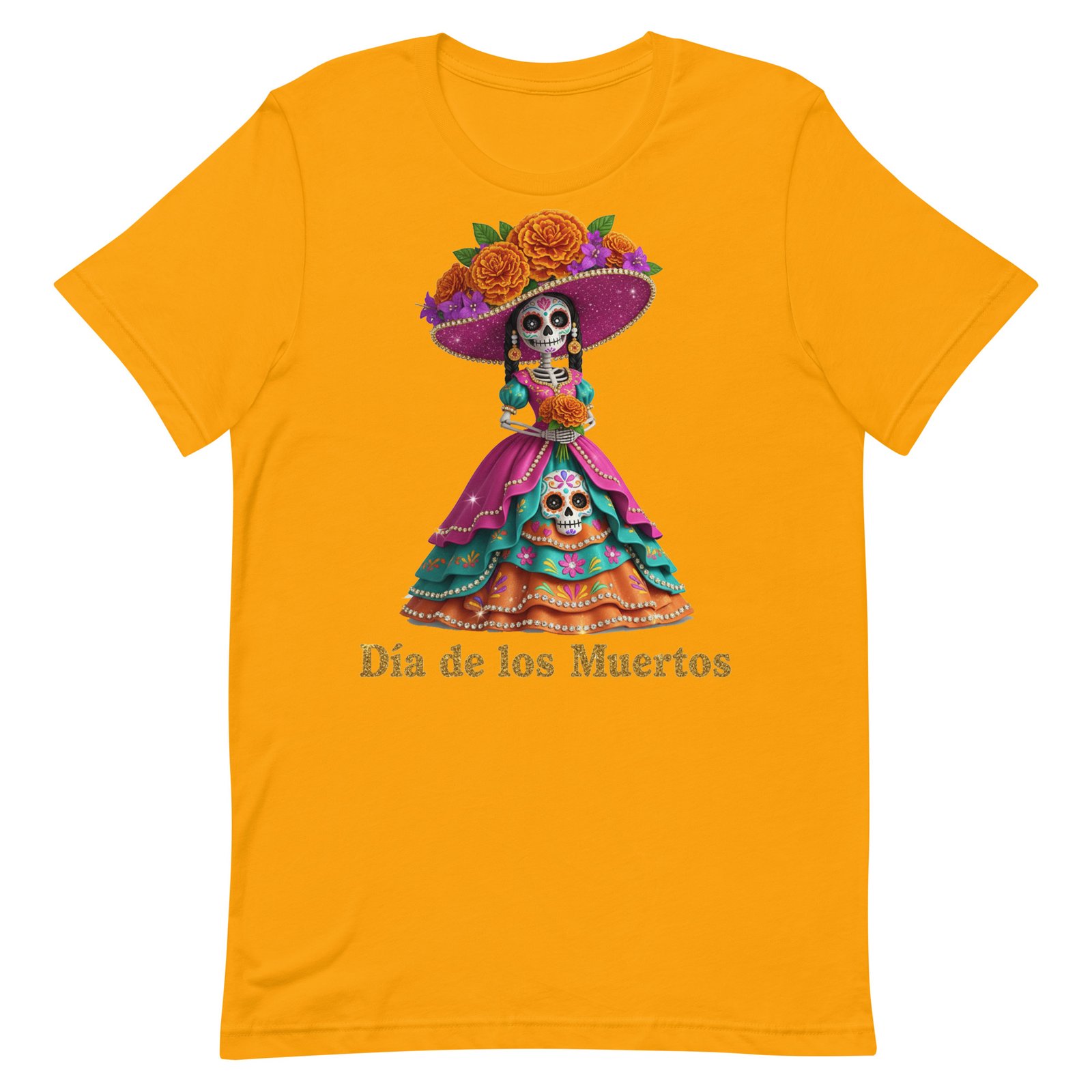 Dia de los Muertos Catrina Unisex t-shirt - Image 18