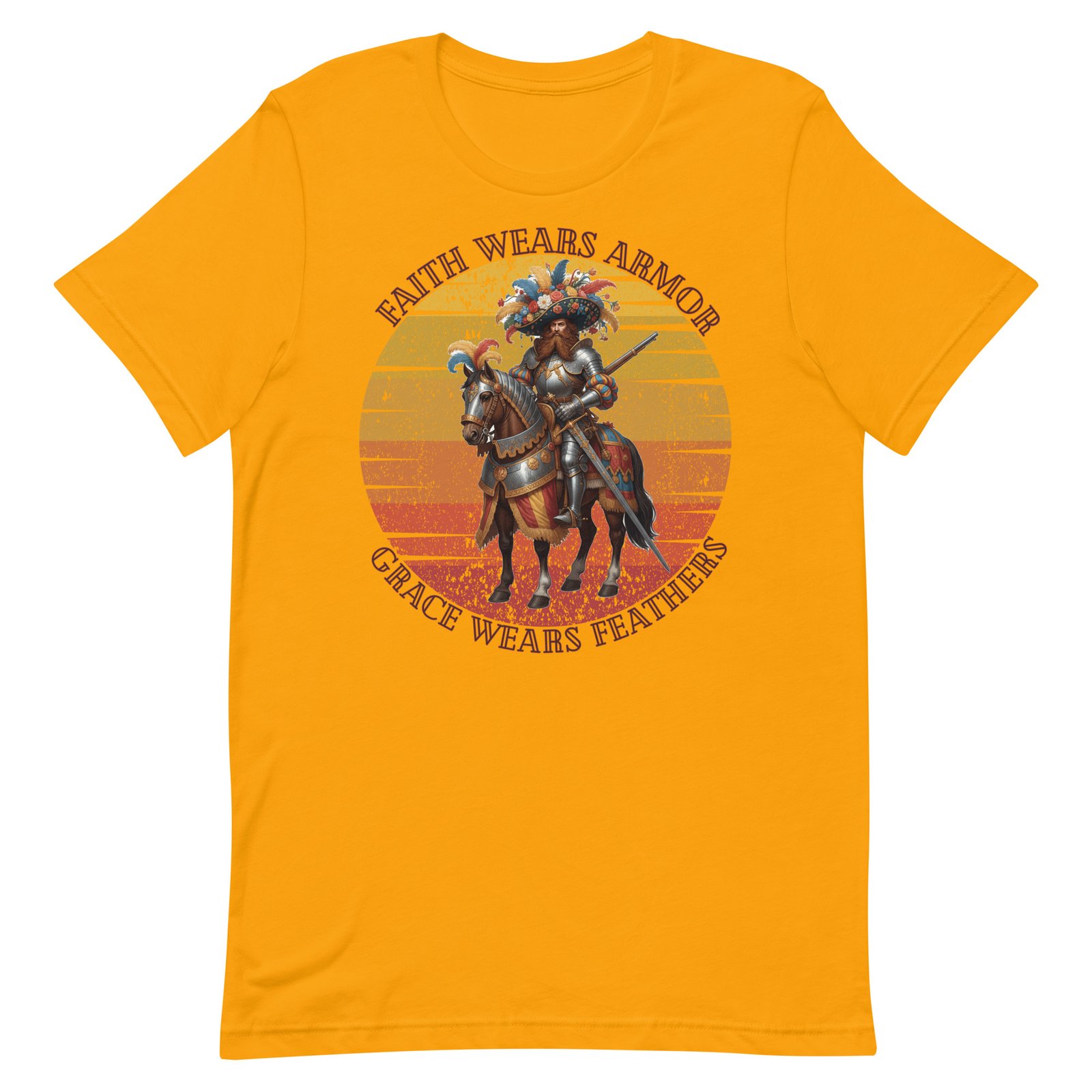 Armored and feathered Unisex t-shirt - Image 18