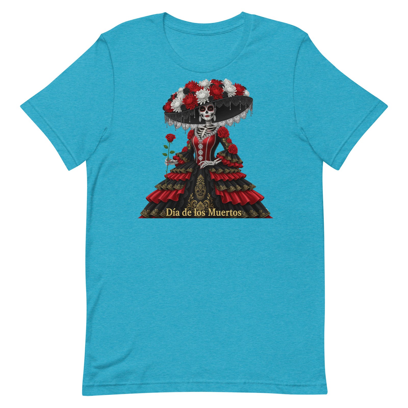 Catrina Dia de los Muertos Unisex t-shirt - Image 86
