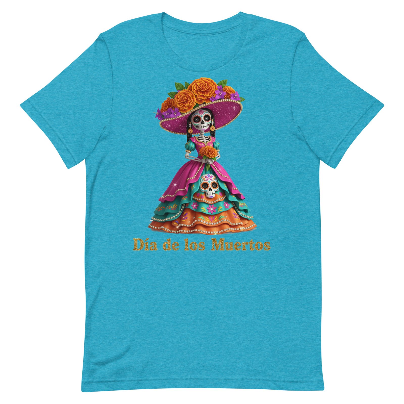 Dia de los Muertos Catrina Unisex t-shirt - Image 86