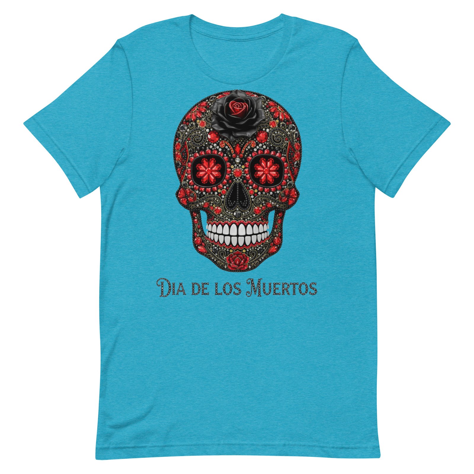 Dia de los Muertos Skull Unisex t-shirt - Image 86