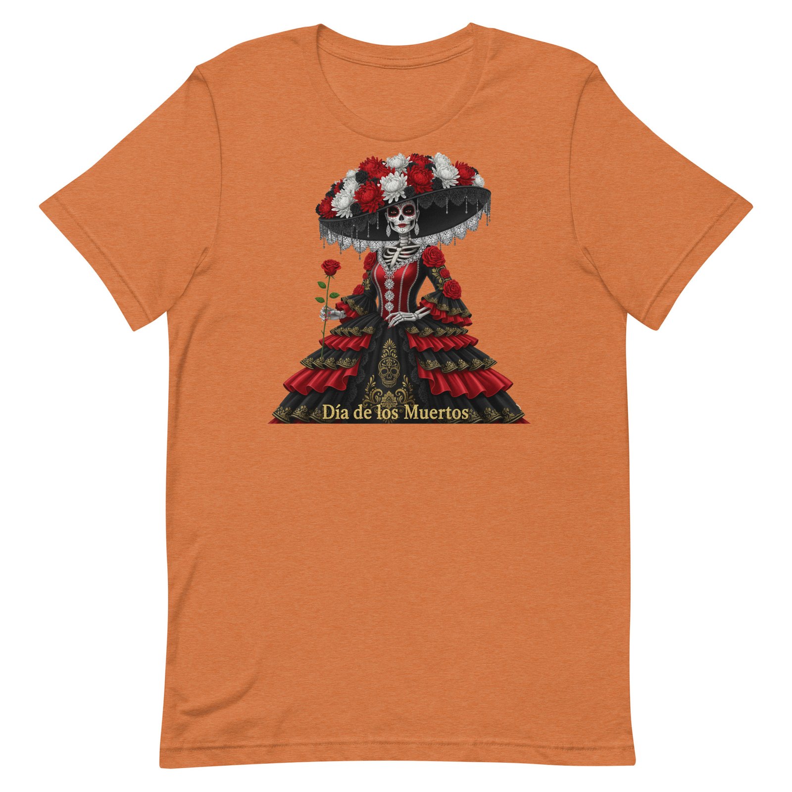 Catrina Dia de los Muertos Unisex t-shirt - Image 92