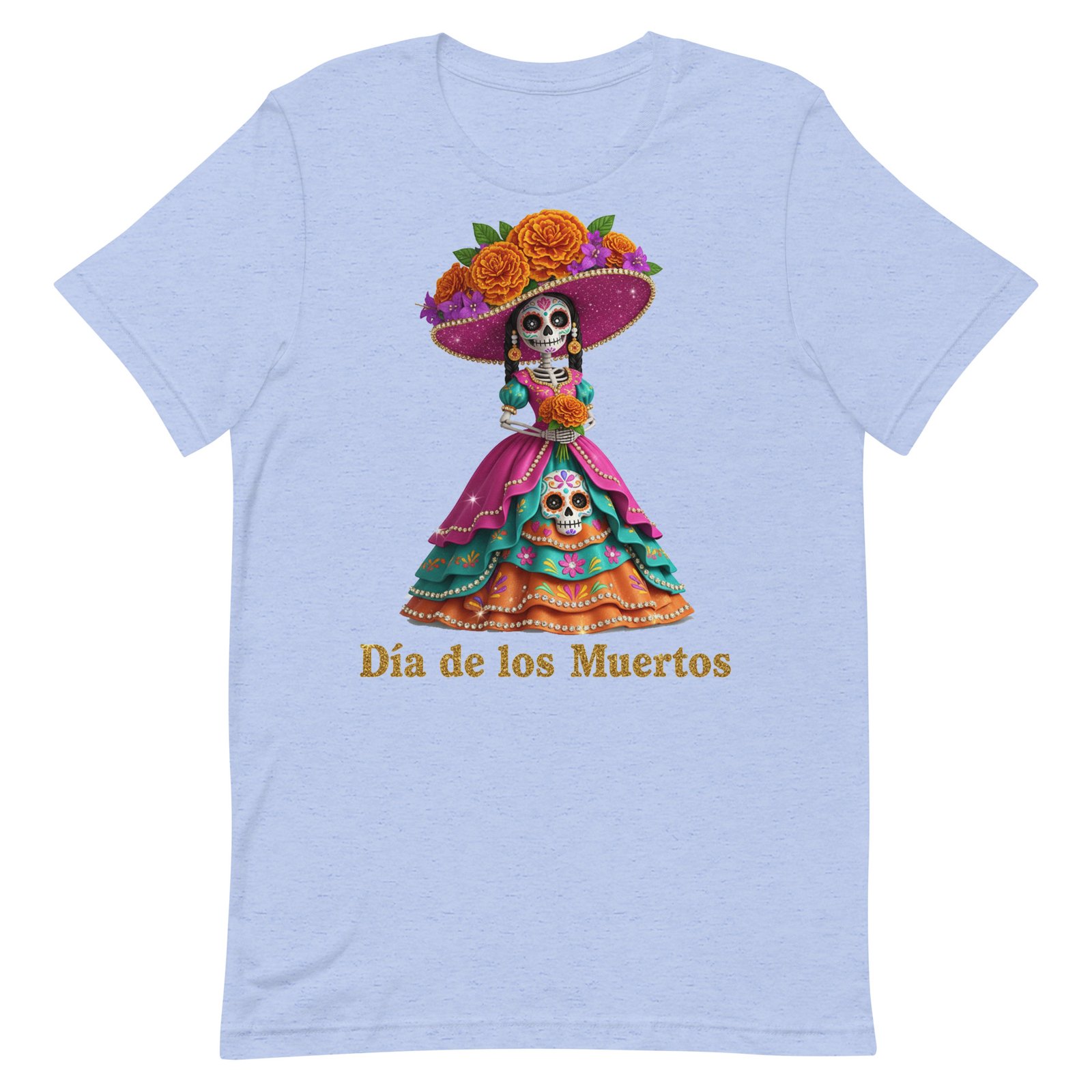 Dia de los Muertos Catrina Unisex t-shirt - Image 19