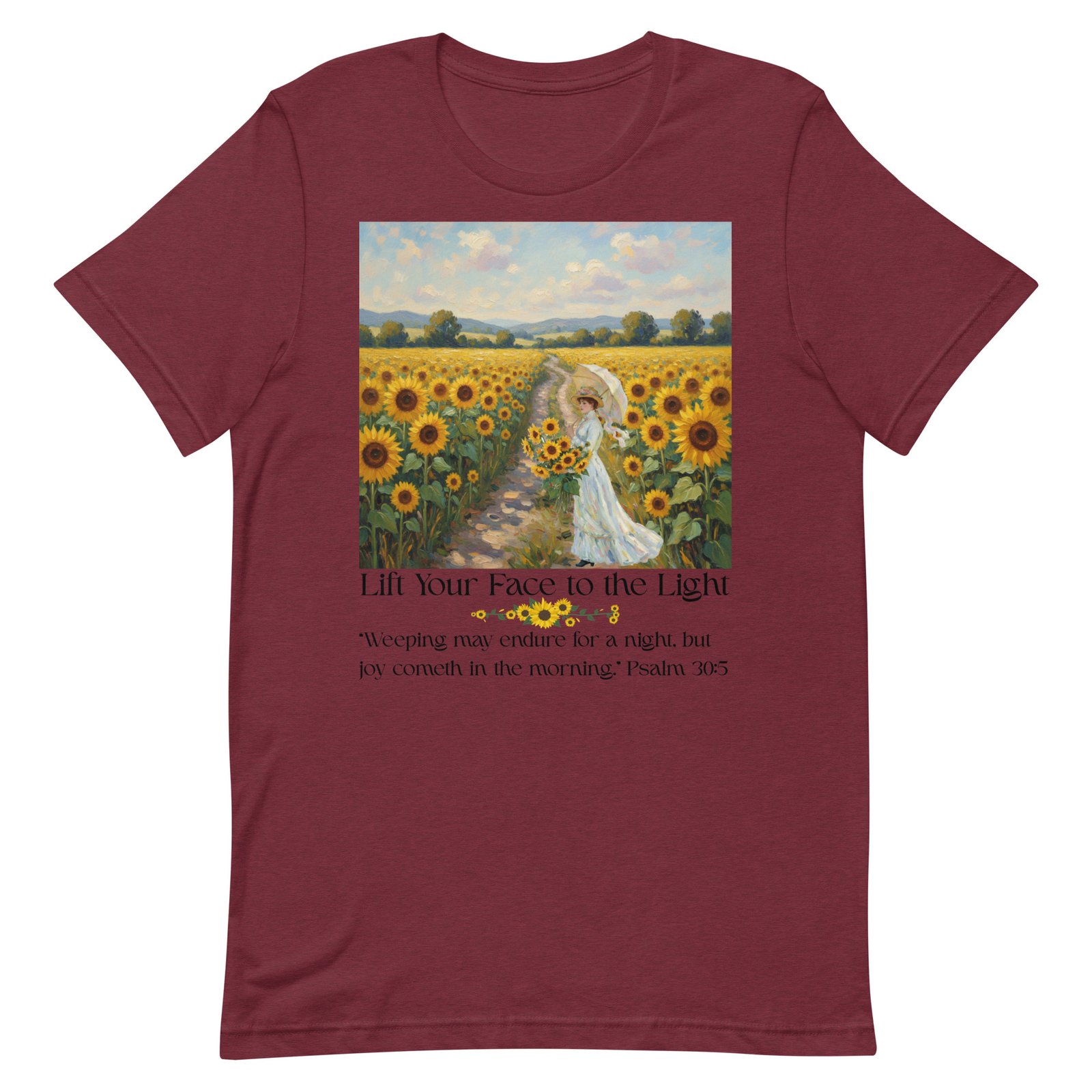 Lift your face to the light-Unisex t-shirt - Image 20