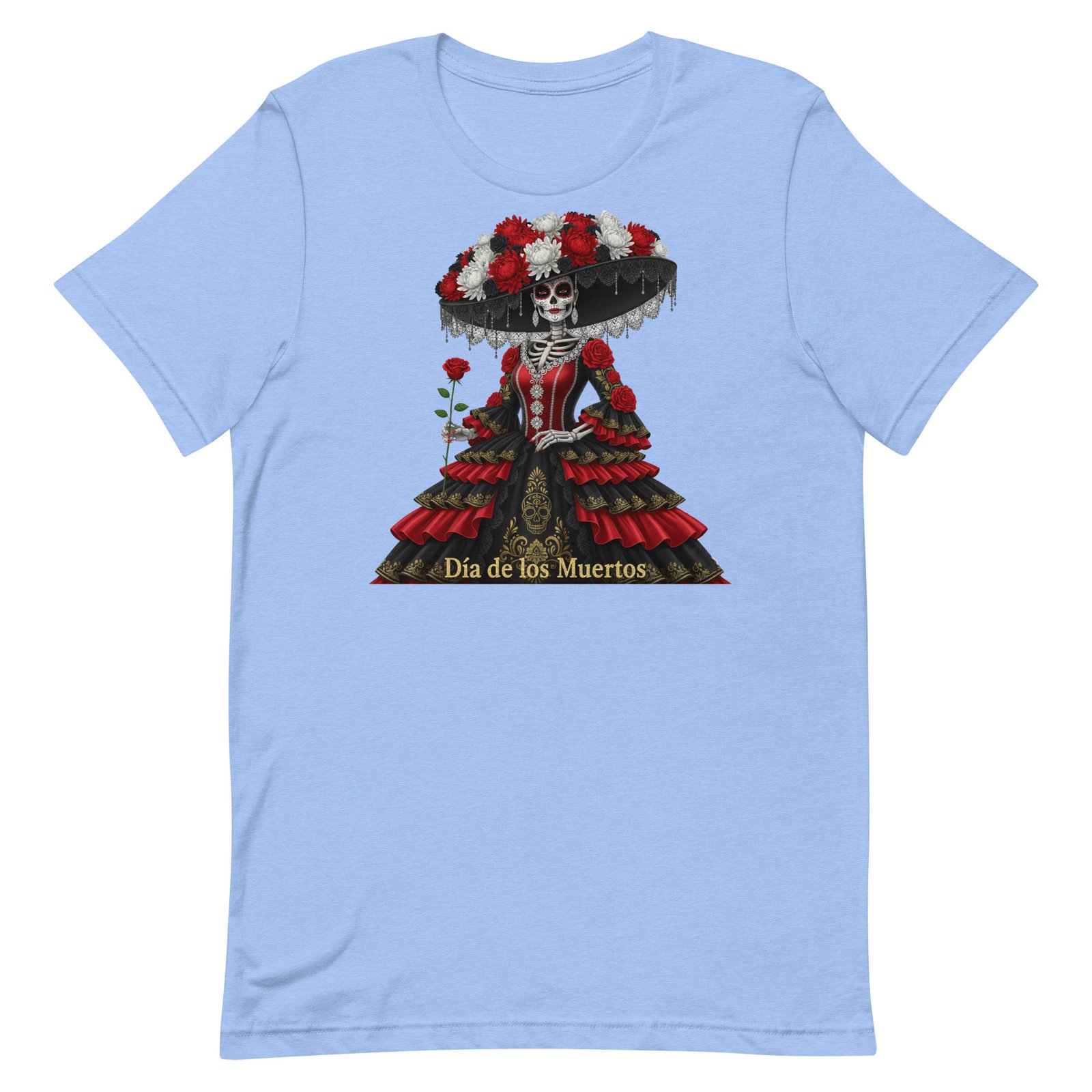 Catrina Dia de los Muertos Unisex t-shirt - Image 98