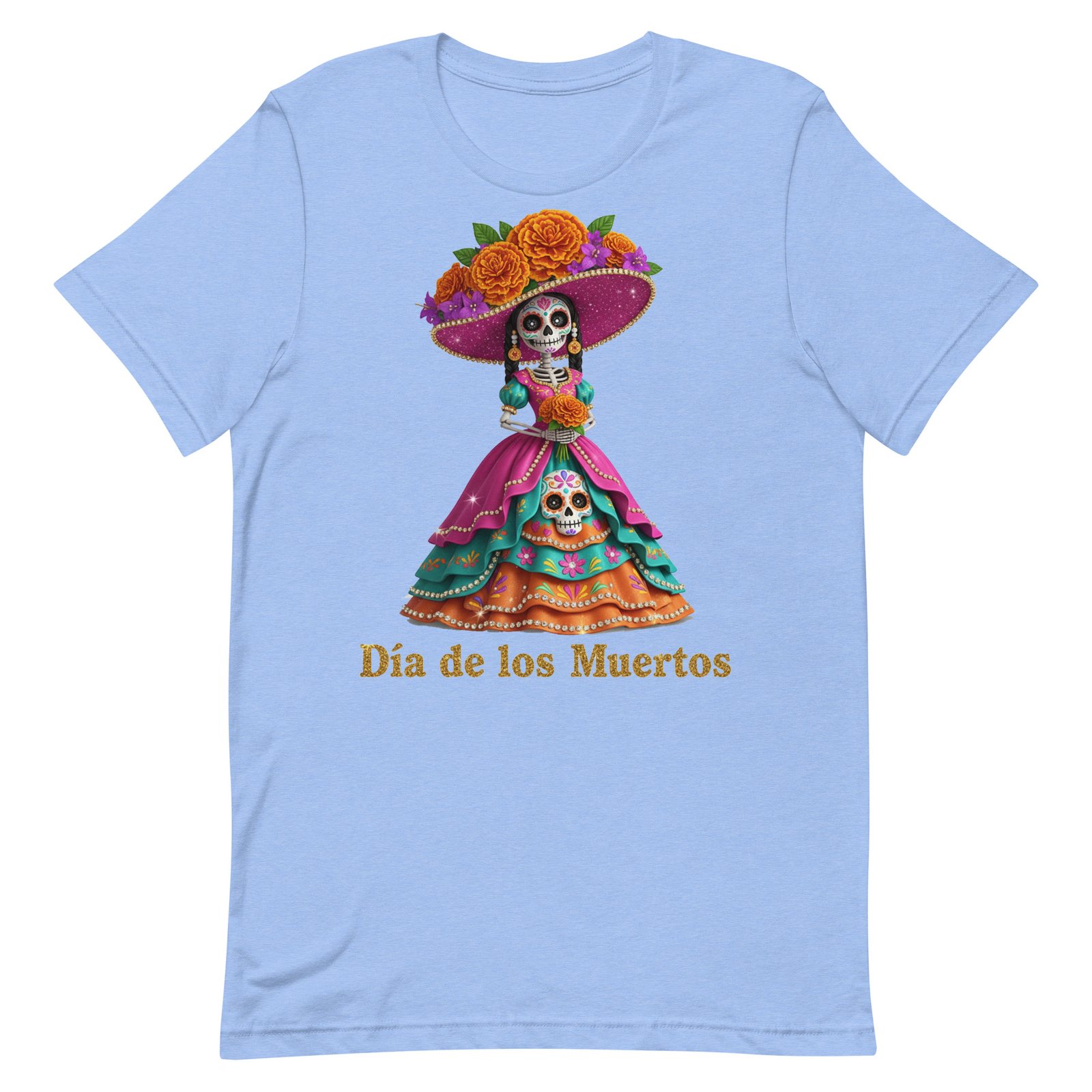 Dia de los Muertos Catrina Unisex t-shirt - Image 98