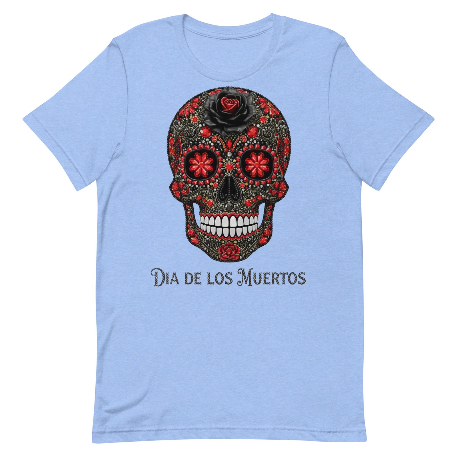 Dia de los Muertos Skull Unisex t-shirt - Image 98
