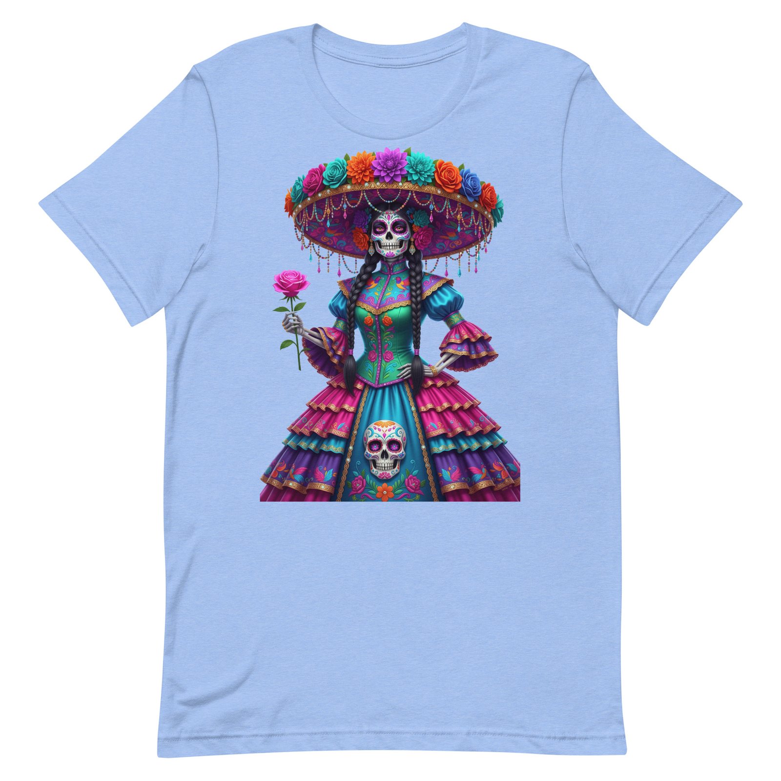 Catrina Dia de los Muertos Unisex t-shirt - Image 98