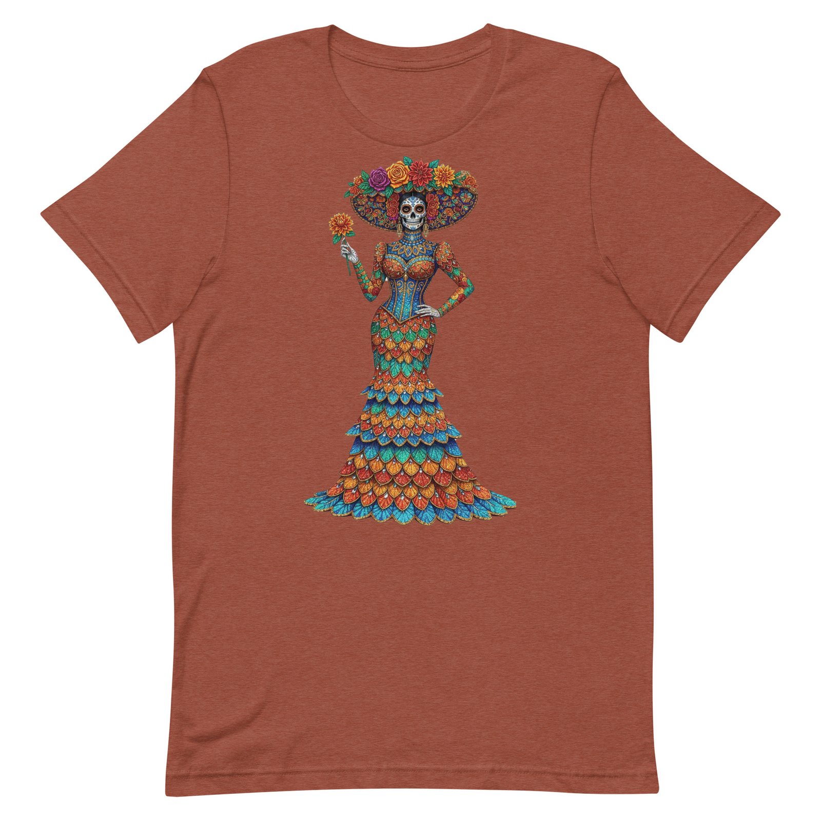 Catrina Dia de los Muertos Unisex t-shirt - Image 87