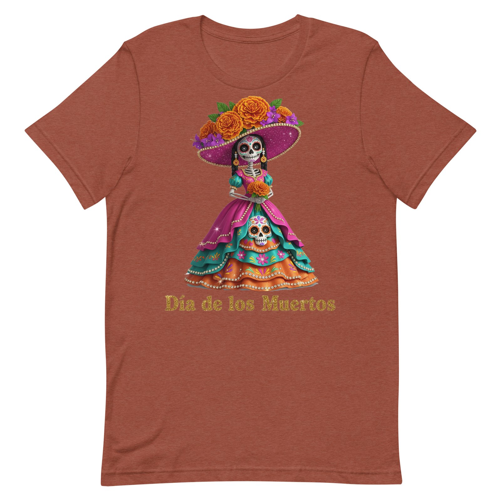Dia de los Muertos Catrina Unisex t-shirt - Image 87