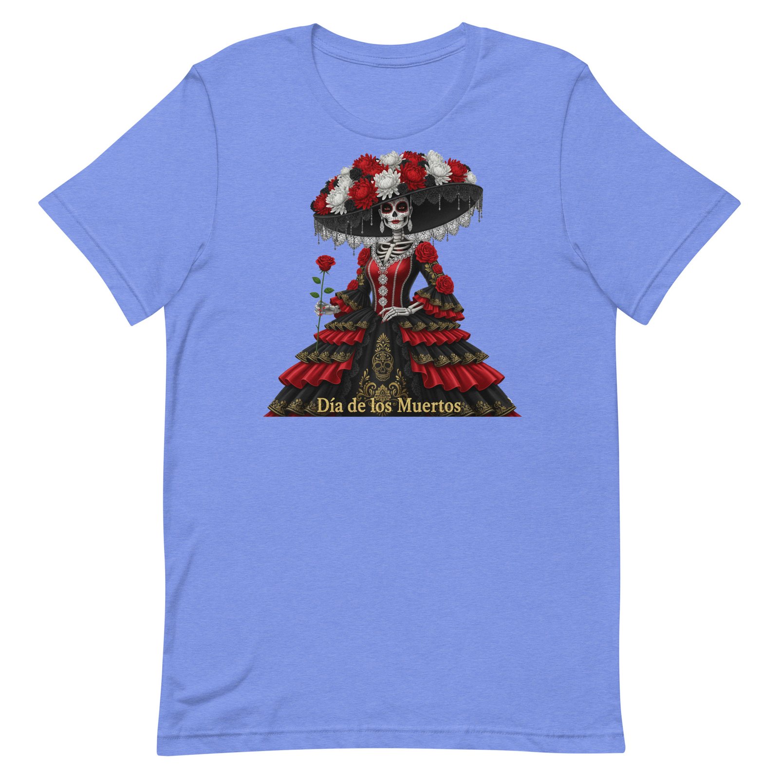 Catrina Dia de los Muertos Unisex t-shirt - Image 81
