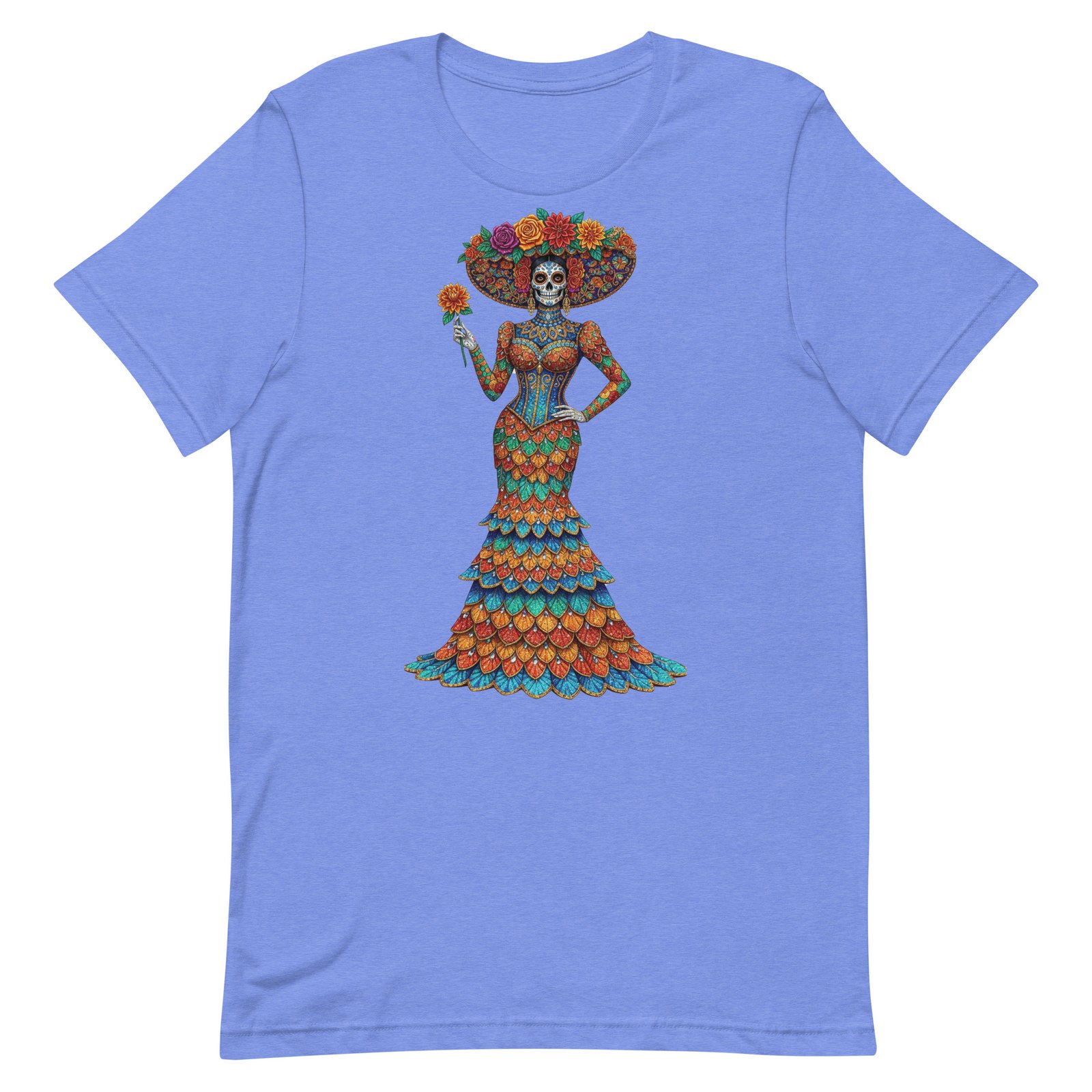 Catrina Dia de los Muertos Unisex t-shirt - Image 81