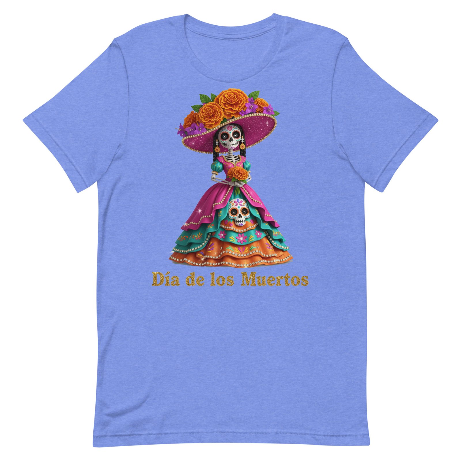 Dia de los Muertos Catrina Unisex t-shirt - Image 81