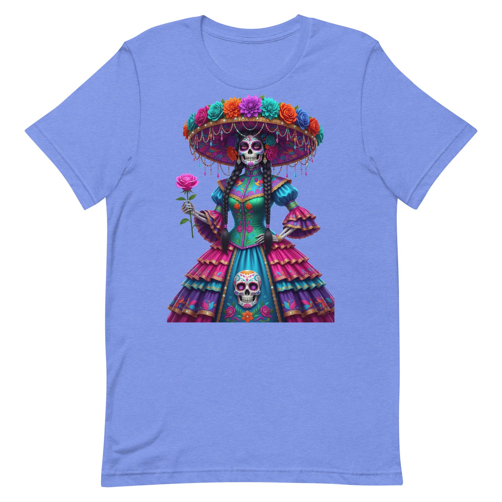 Catrina Dia de los Muertos Unisex t-shirt - Image 81