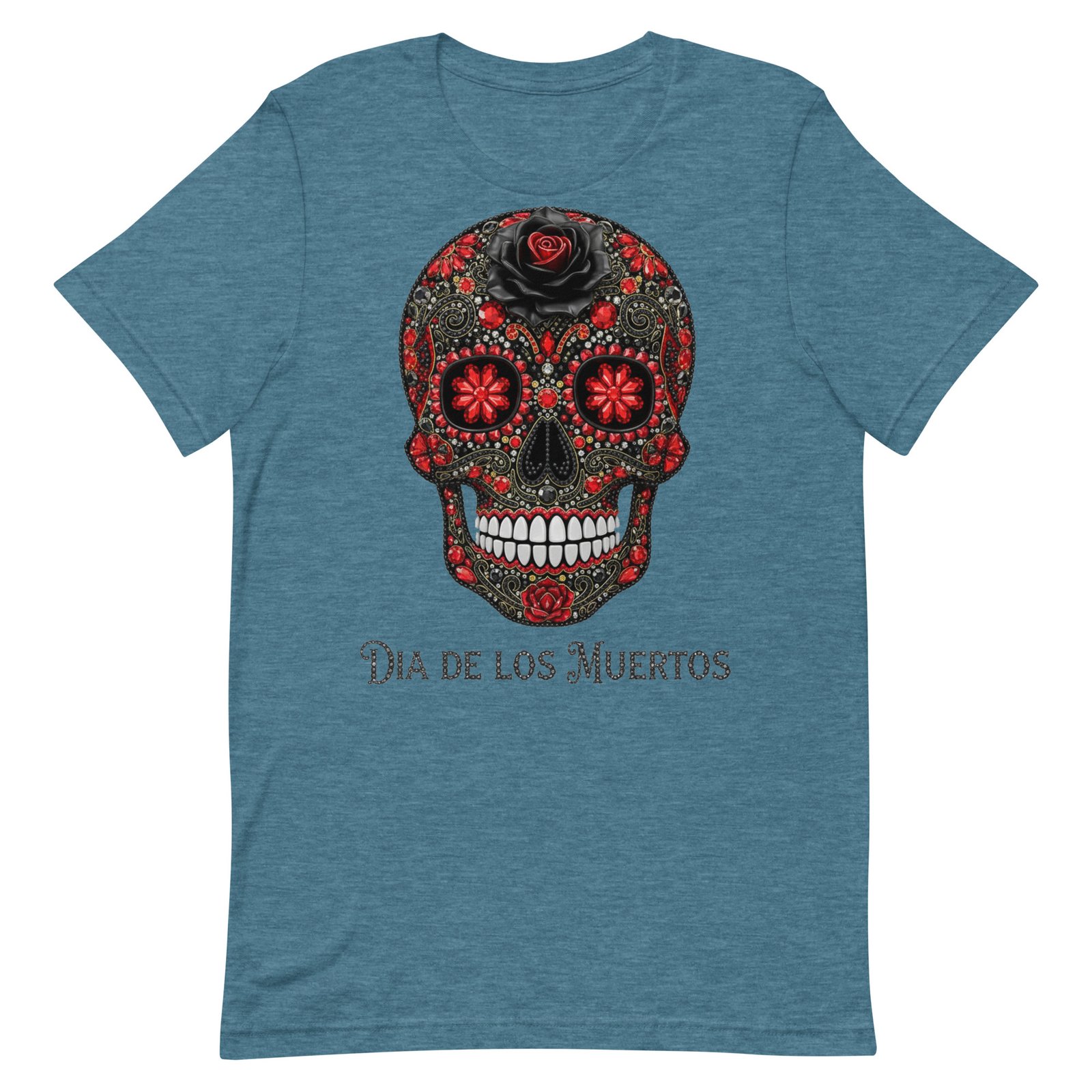 Dia de los Muertos Skull Unisex t-shirt - Image 21