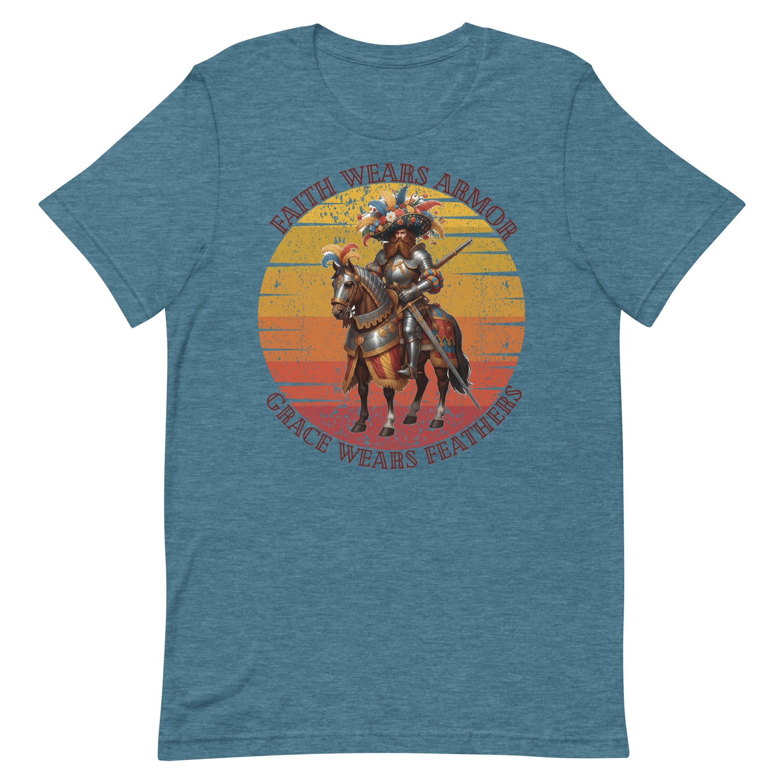Armored and feathered Unisex t-shirt - Image 21