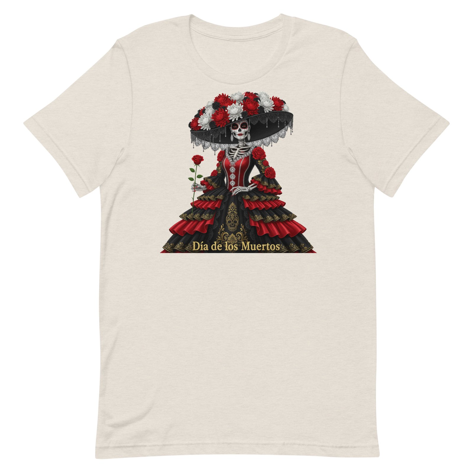 Catrina Dia de los Muertos Unisex t-shirt - Image 22