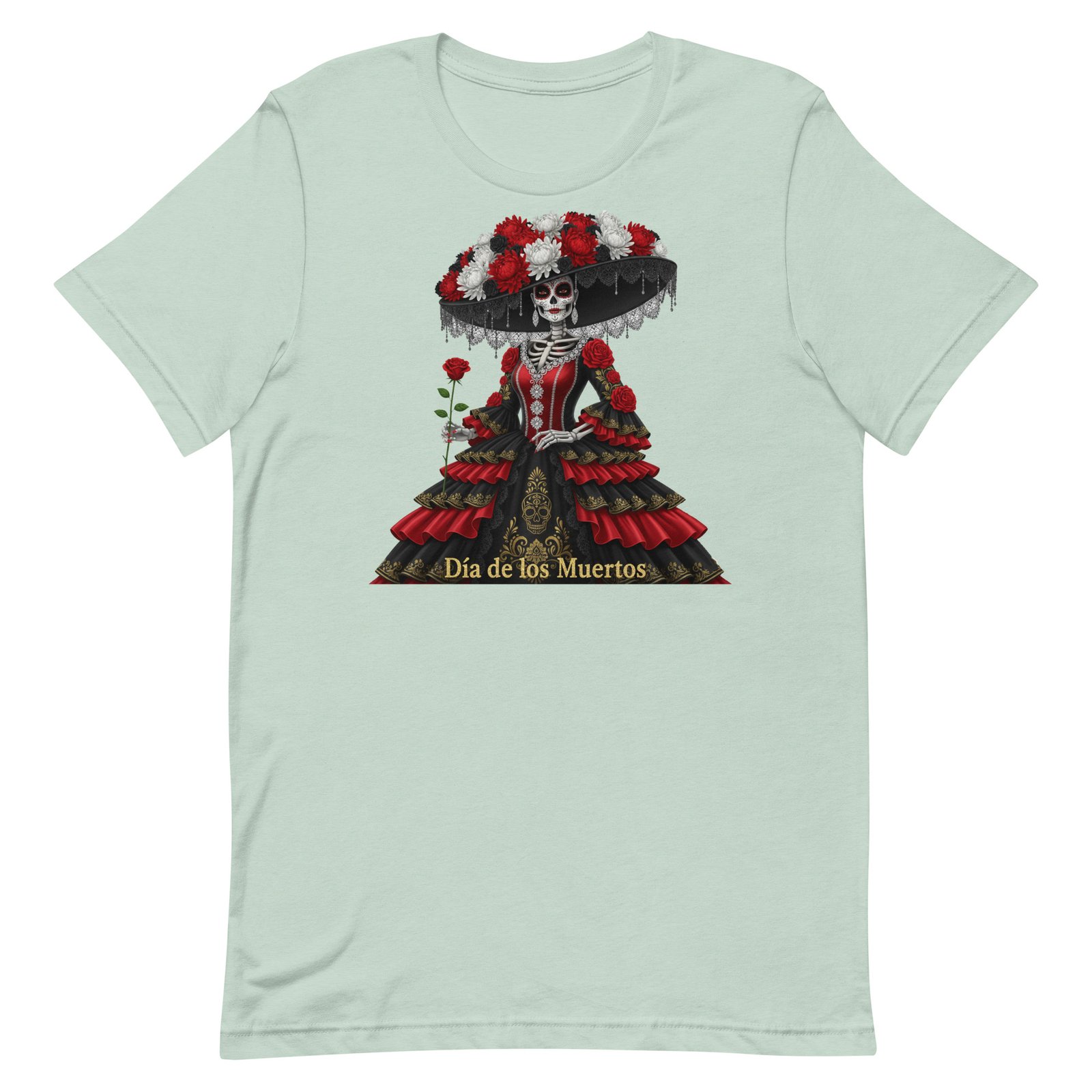 Catrina Dia de los Muertos Unisex t-shirt - Image 23
