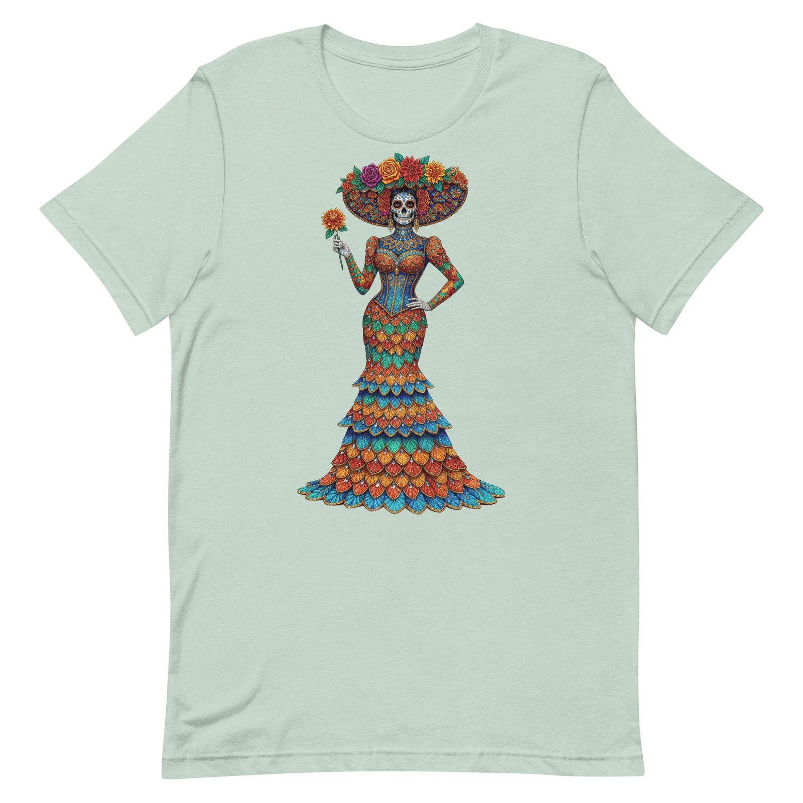 Catrina Dia de los Muertos Unisex t-shirt - Image 23
