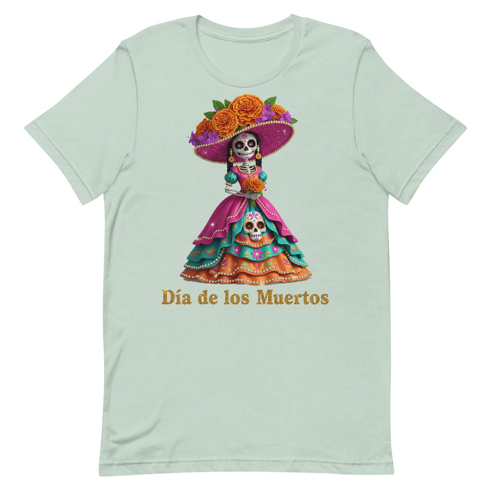 Dia de los Muertos Catrina Unisex t-shirt - Image 23