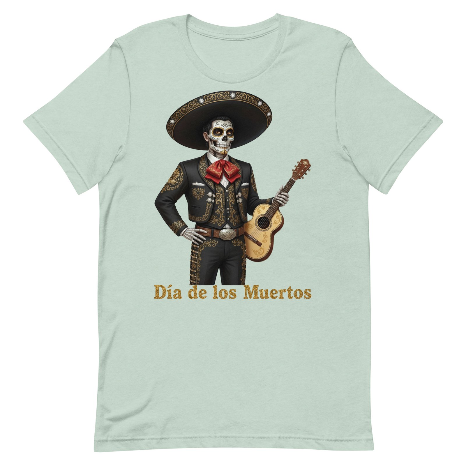 Catrin with guitar Dia de los Muertos Unisex t-shirt - Image 23