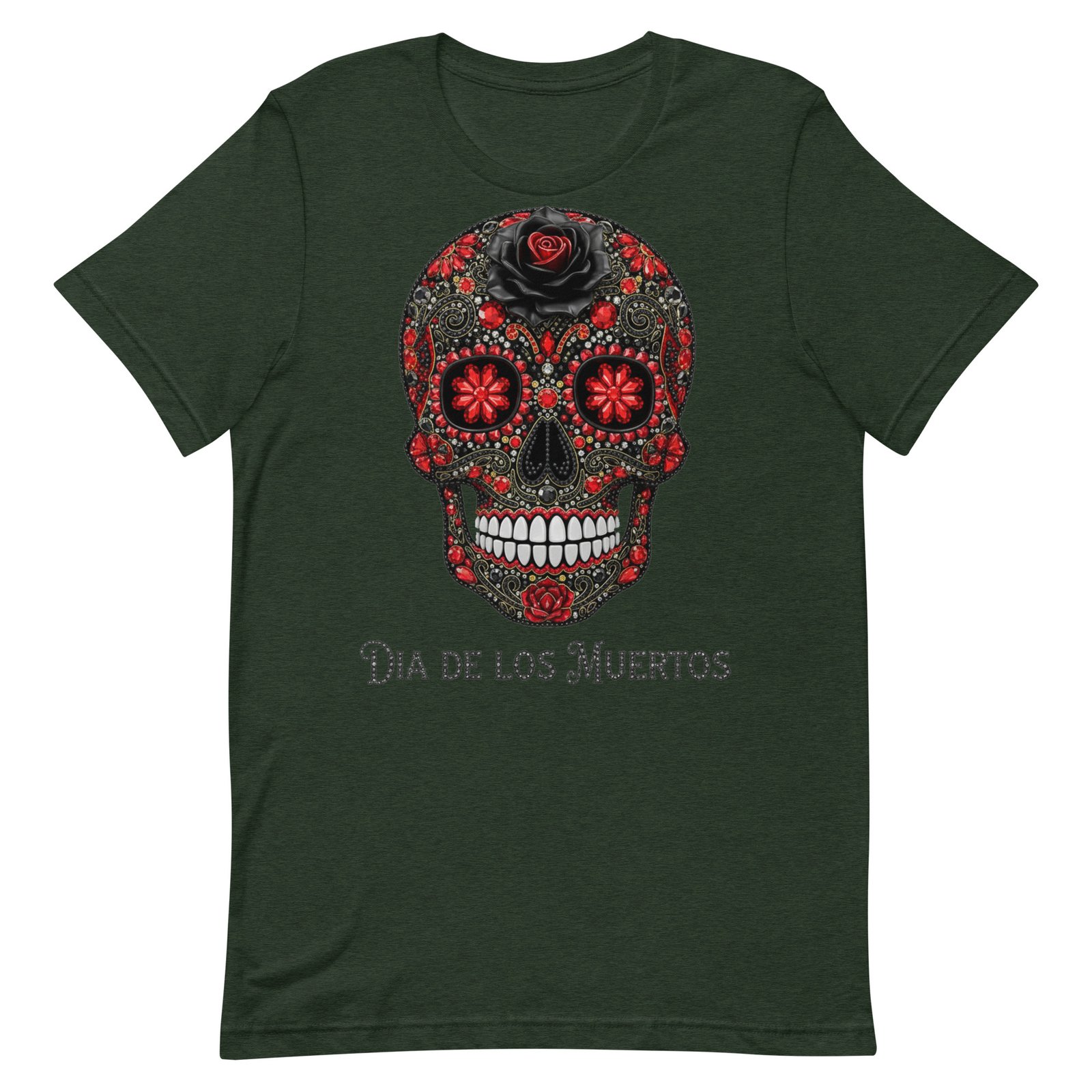 Dia de los Muertos Skull Unisex t-shirt - Image 96