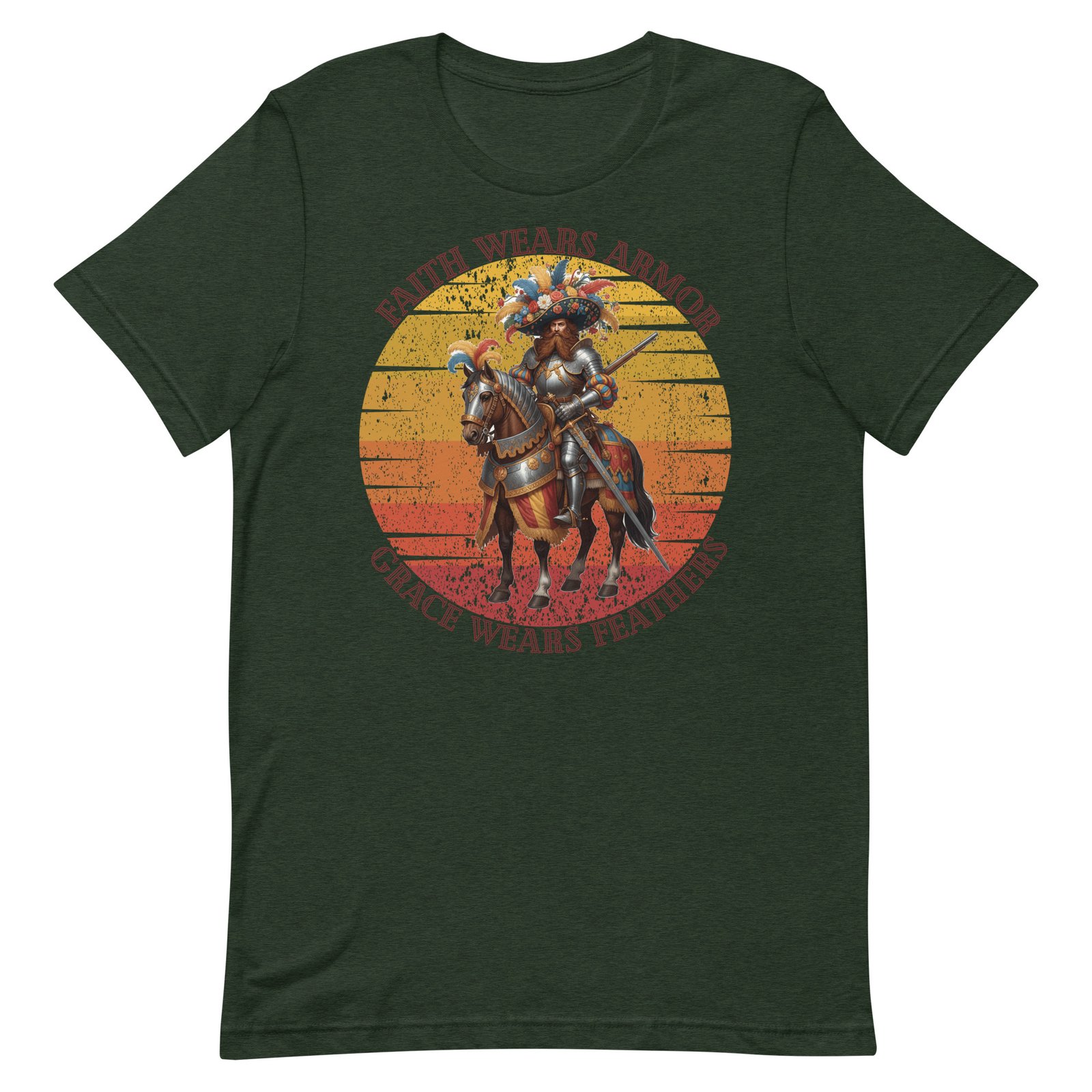 Armored and feathered Unisex t-shirt - Image 96