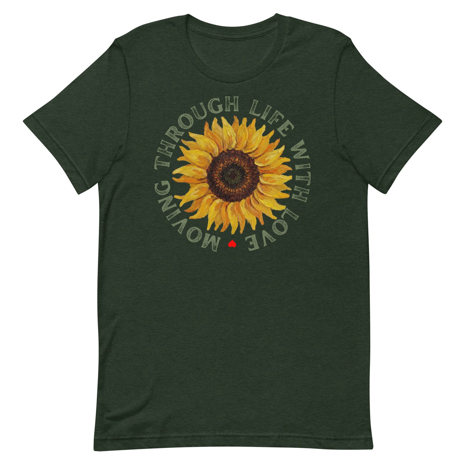 Moving through life with love Unisex t-shirt - Image 96