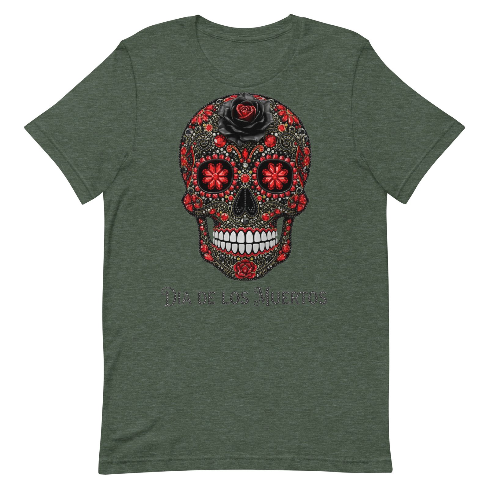 Dia de los Muertos Skull Unisex t-shirt - Image 24