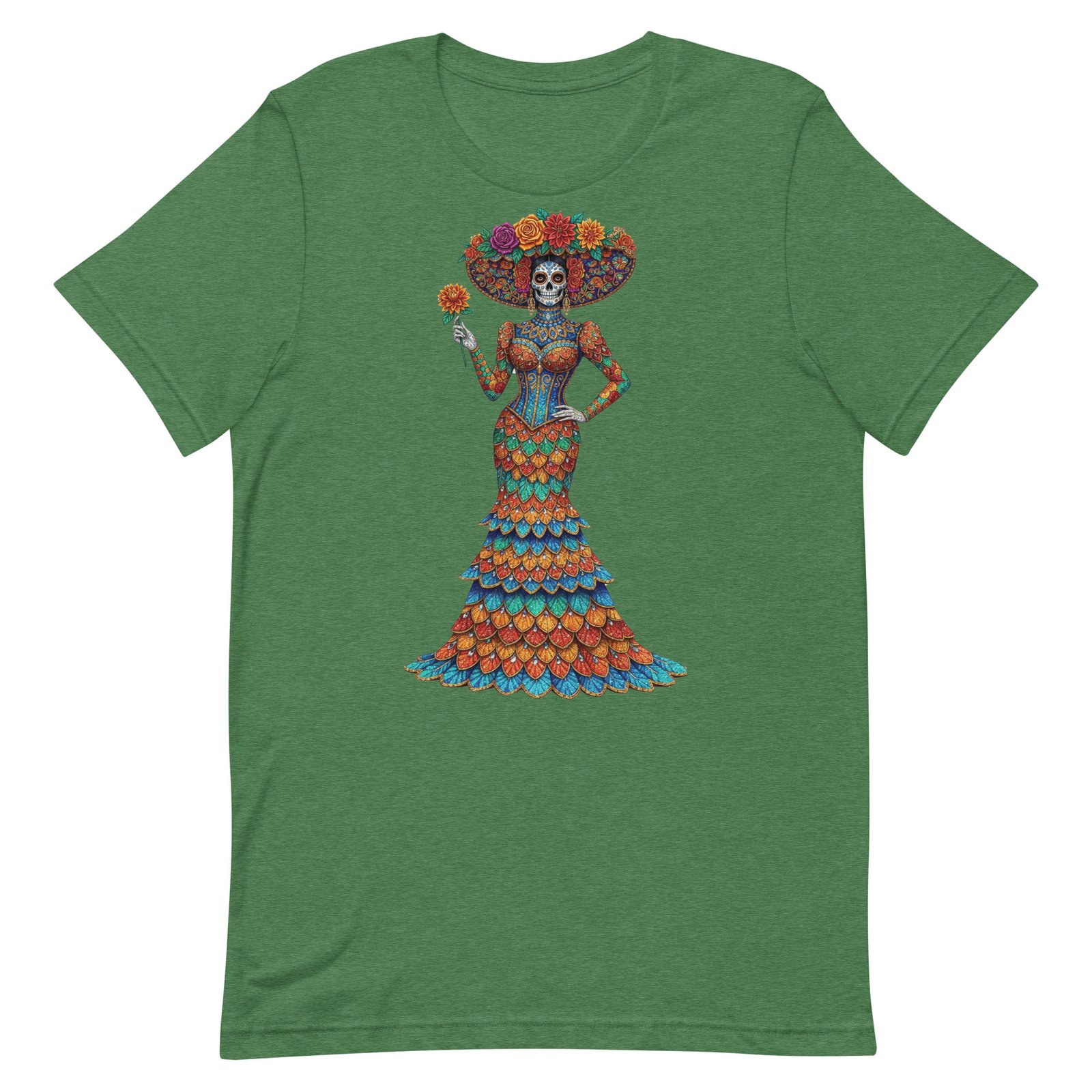 Catrina Dia de los Muertos Unisex t-shirt - Image 97