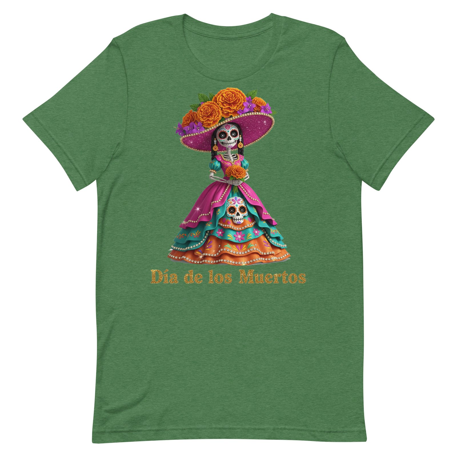 Dia de los Muertos Catrina Unisex t-shirt - Image 97