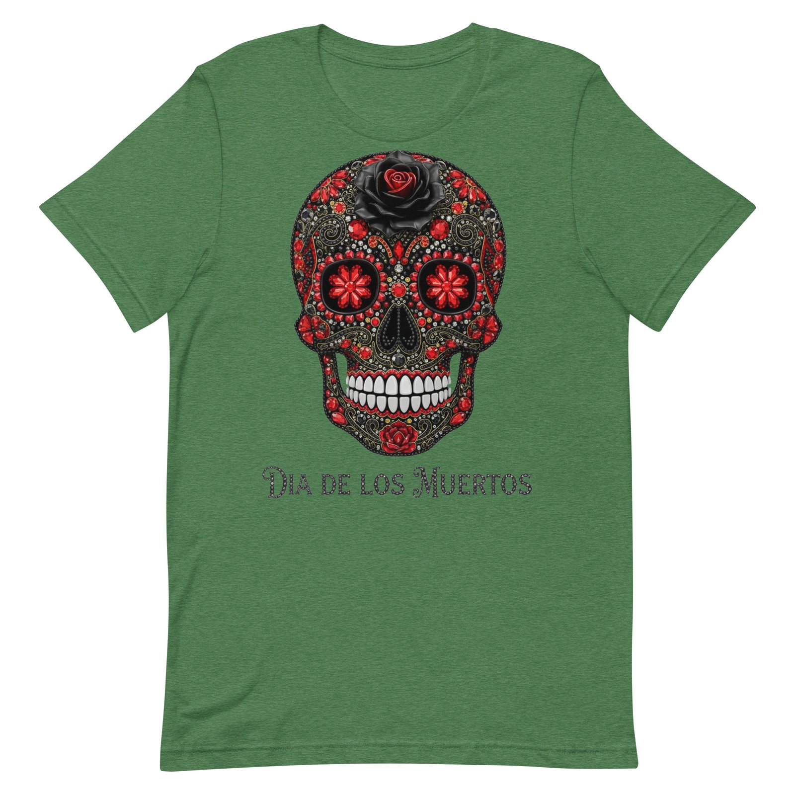 Dia de los Muertos Skull Unisex t-shirt - Image 97