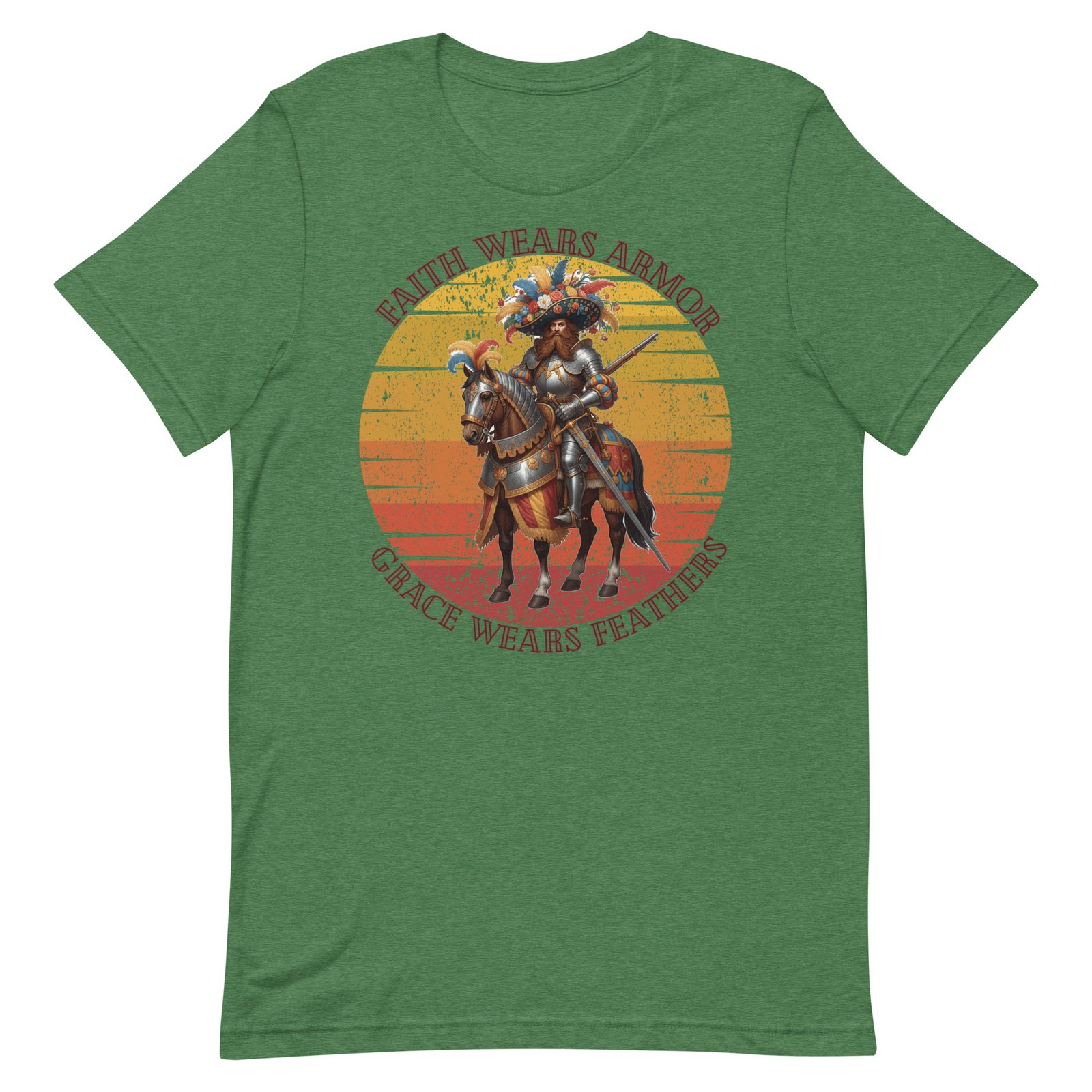 Armored and feathered Unisex t-shirt - Image 97