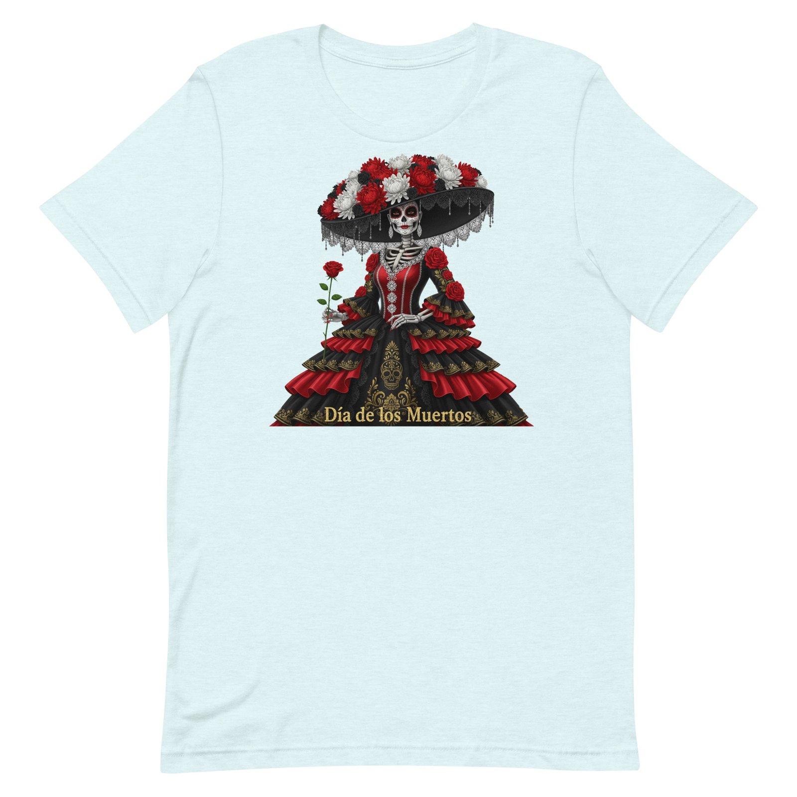 Catrina Dia de los Muertos Unisex t-shirt - Image 77