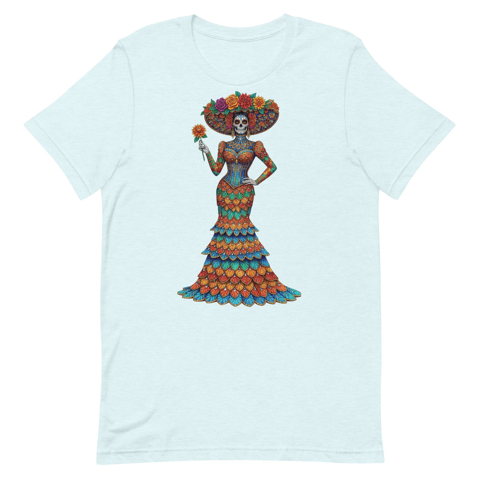 Catrina Dia de los Muertos Unisex t-shirt - Image 77