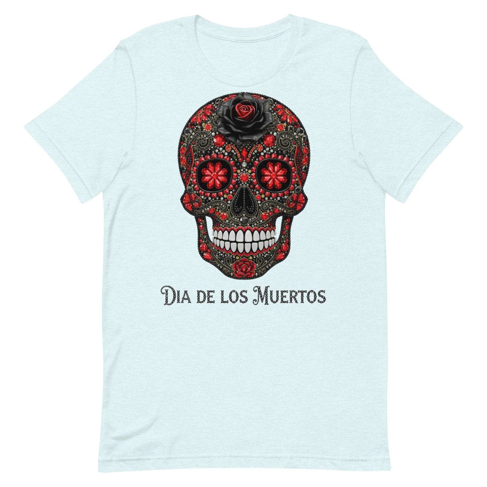 Dia de los Muertos Skull Unisex t-shirt - Image 77