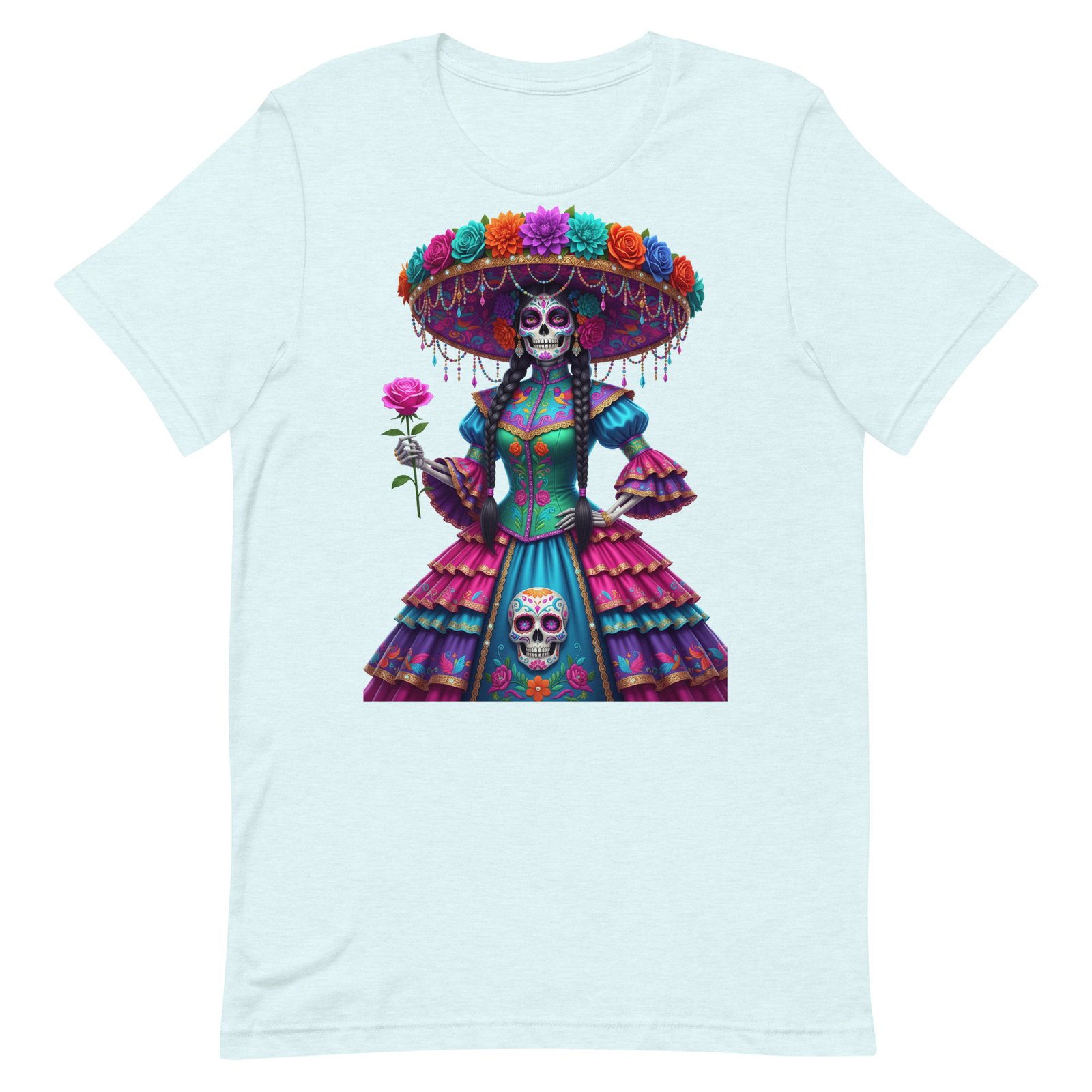 Catrina Dia de los Muertos Unisex t-shirt - Image 77