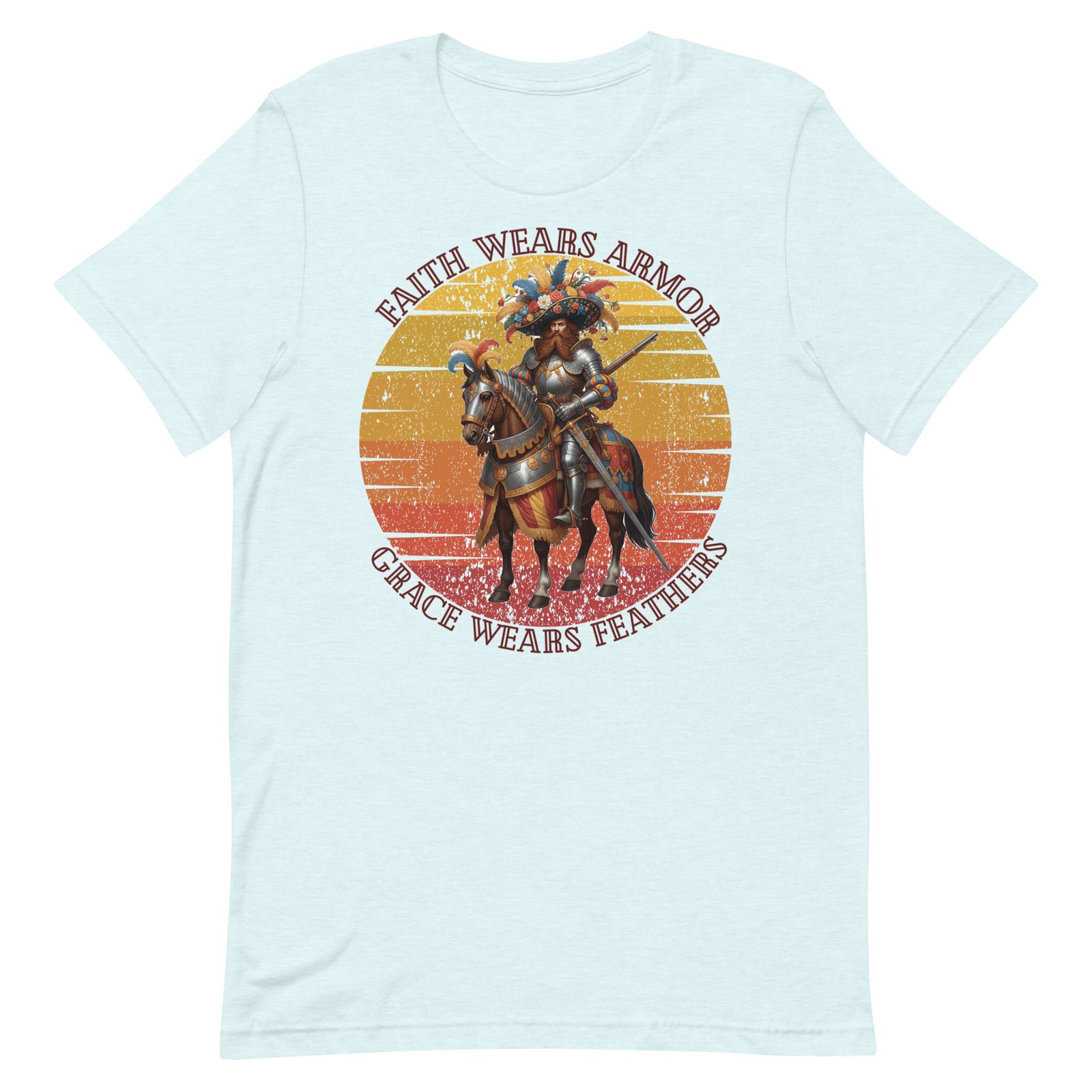 Armored and feathered Unisex t-shirt - Image 77