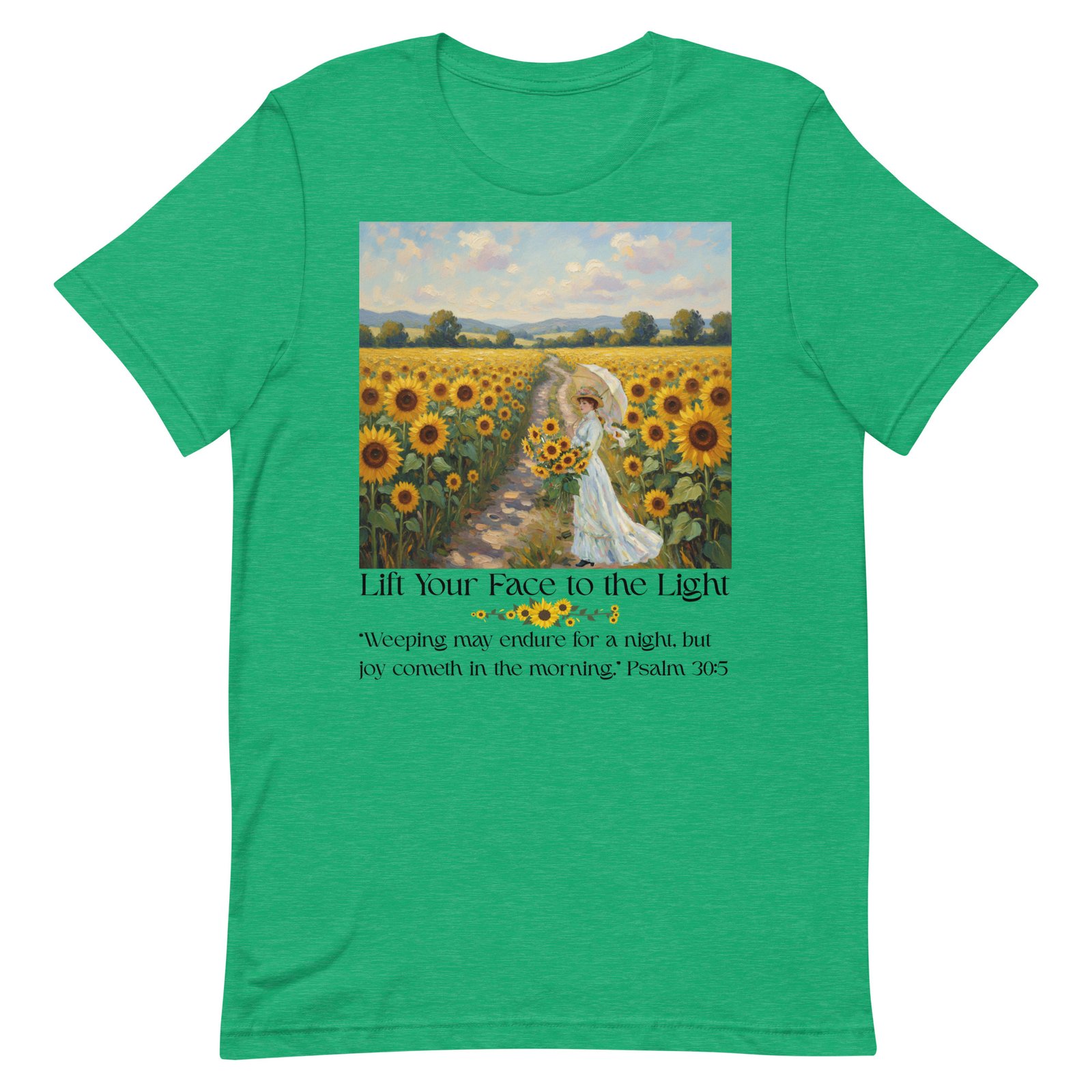 Lift your face to the light-Unisex t-shirt - Image 25