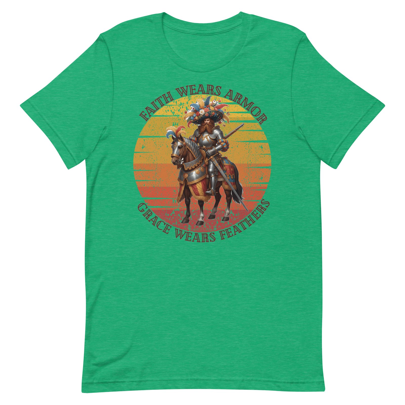 Armored and feathered Unisex t-shirt - Image 25