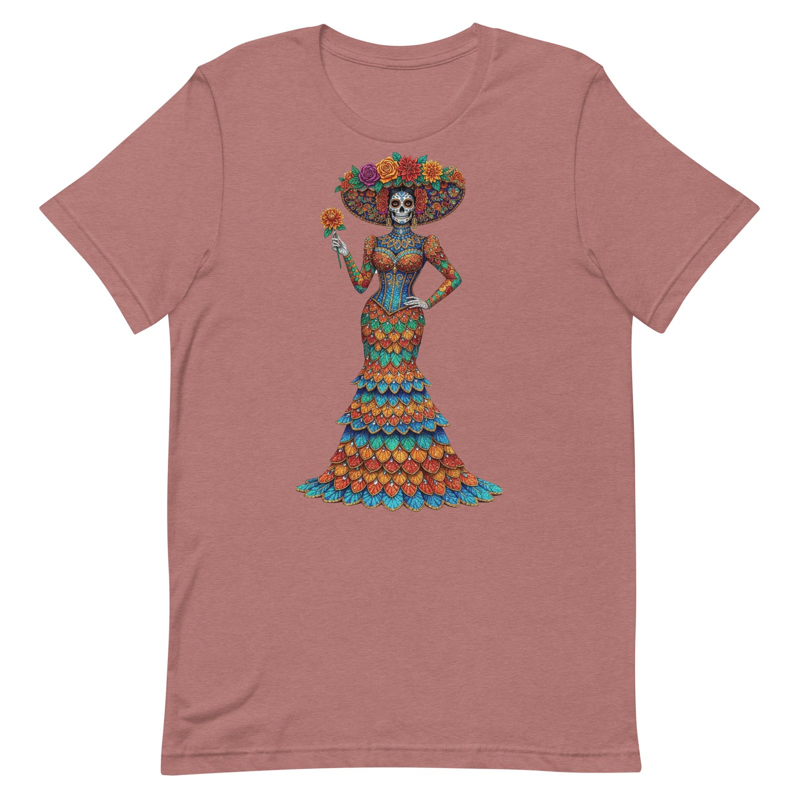 Catrina Dia de los Muertos Unisex t-shirt - Image 26