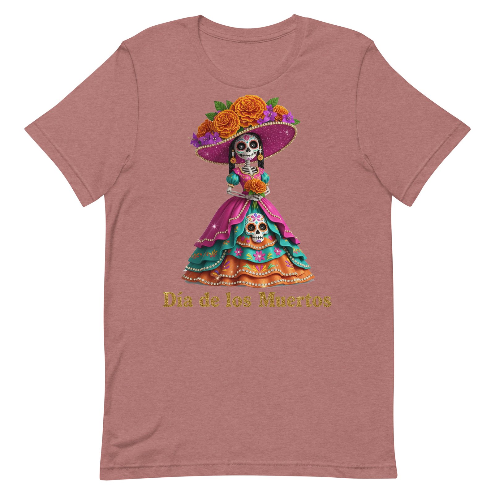 Dia de los Muertos Catrina Unisex t-shirt - Image 26