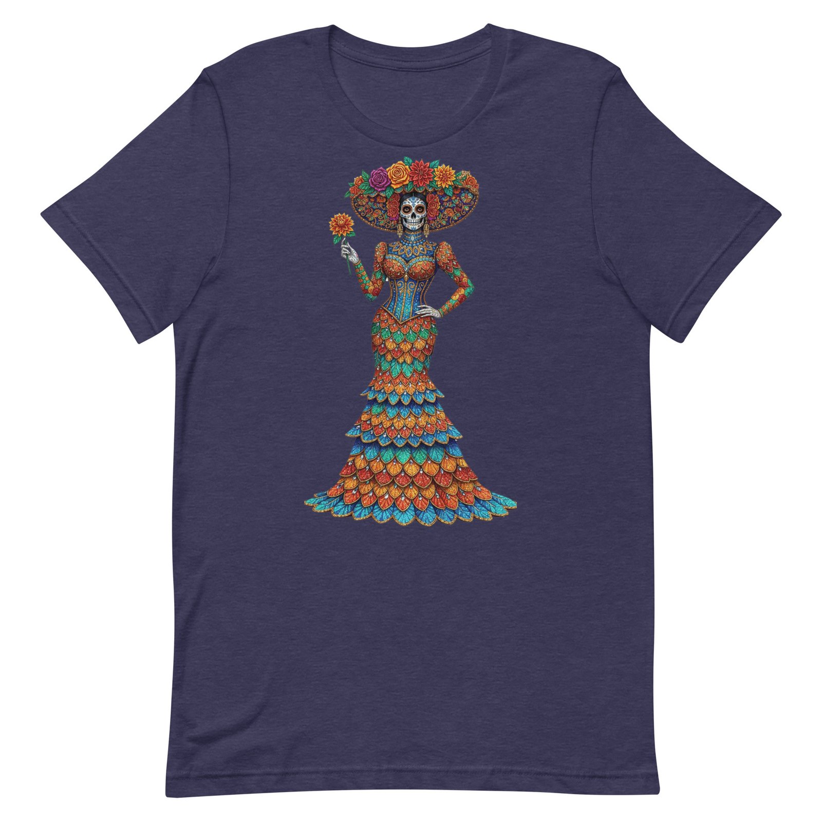 Catrina Dia de los Muertos Unisex t-shirt - Image 27