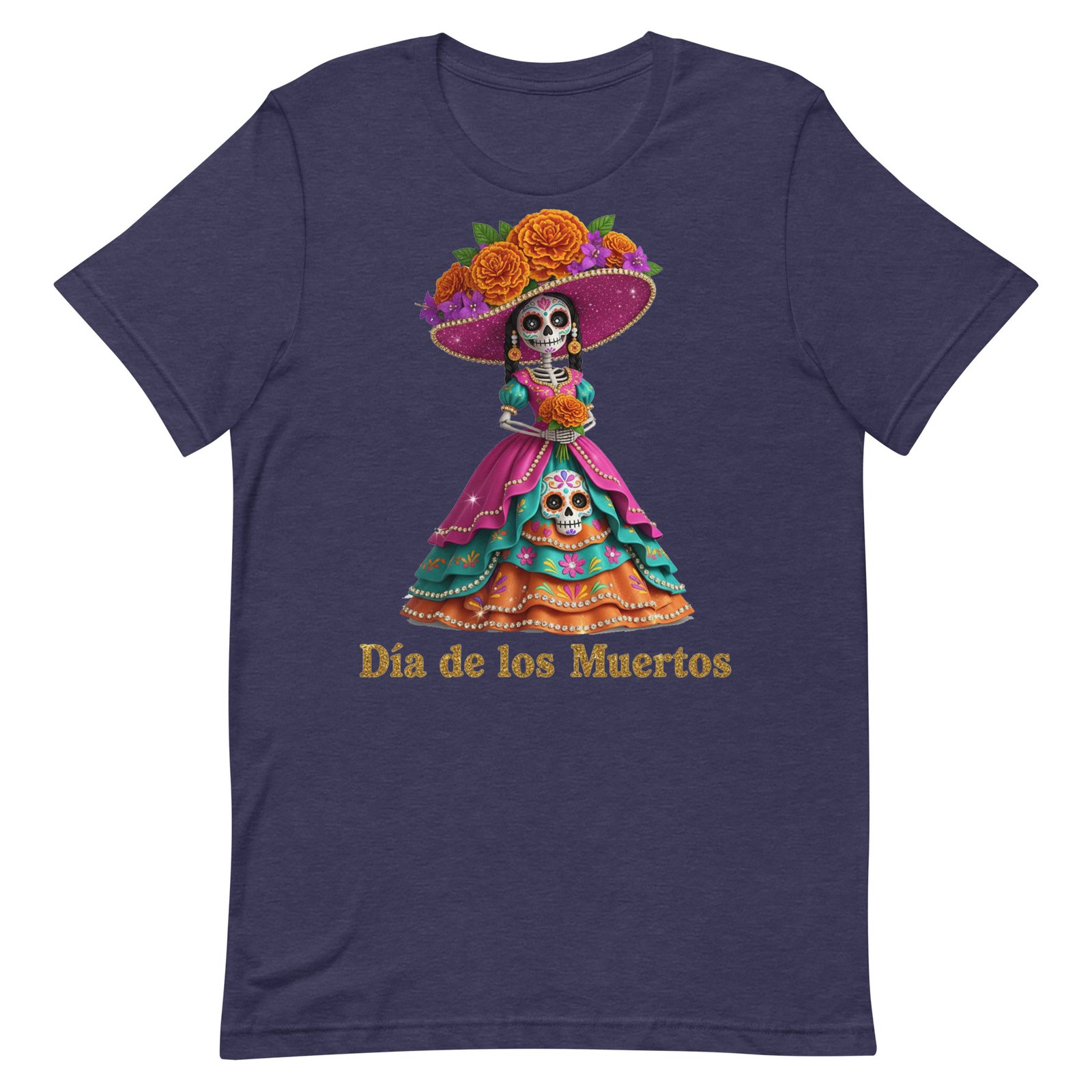 Dia de los Muertos Catrina Unisex t-shirt - Image 27