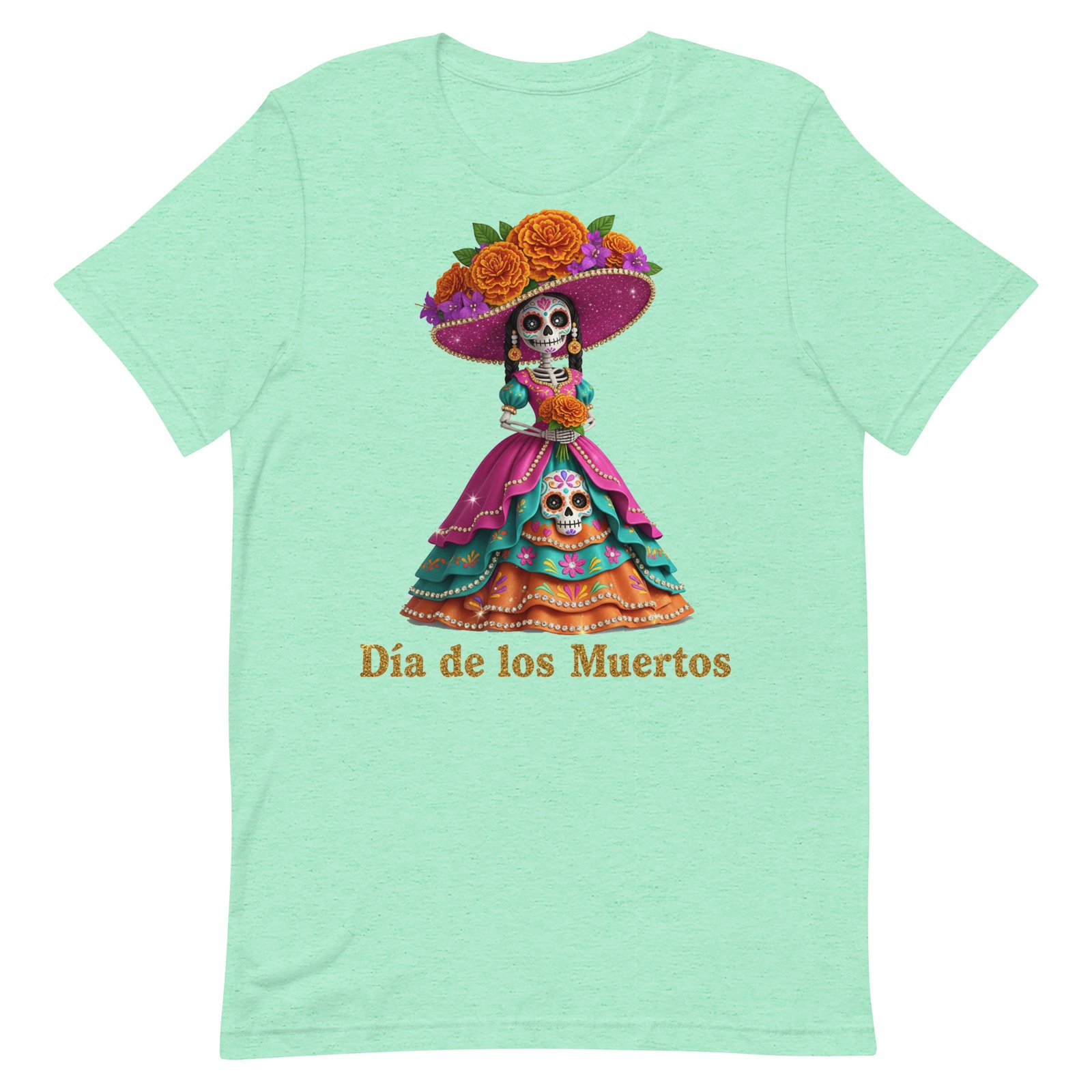 Dia de los Muertos Catrina Unisex t-shirt - Image 28