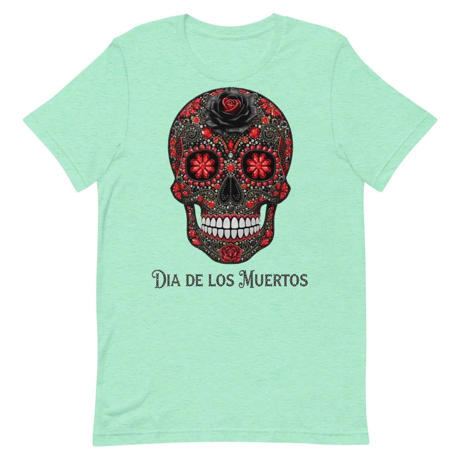 Dia de los Muertos Skull Unisex t-shirt - Image 28