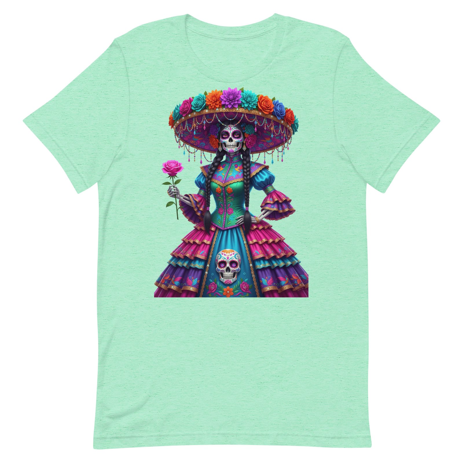 Catrina Dia de los Muertos Unisex t-shirt - Image 28