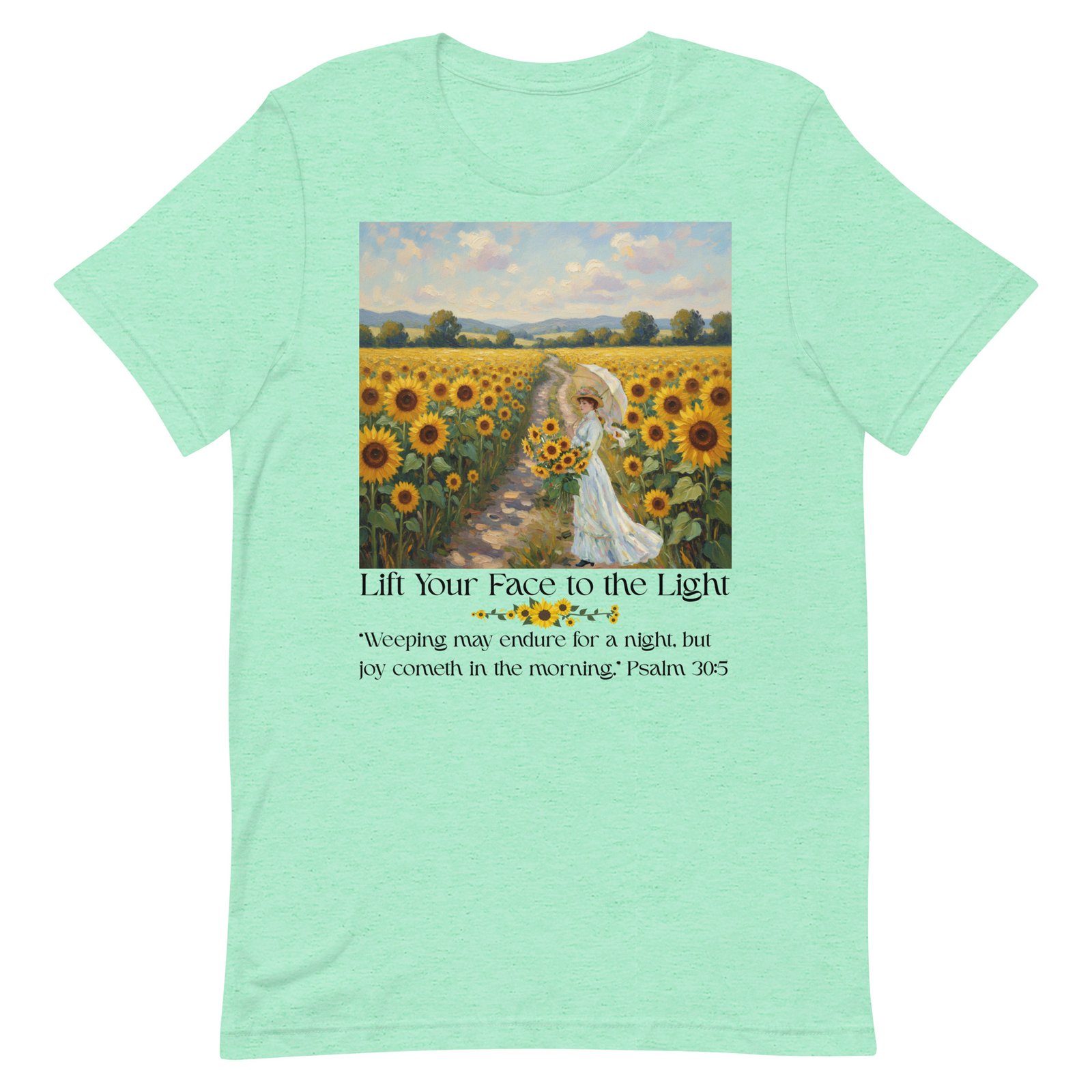 Lift your face to the light-Unisex t-shirt - Image 28